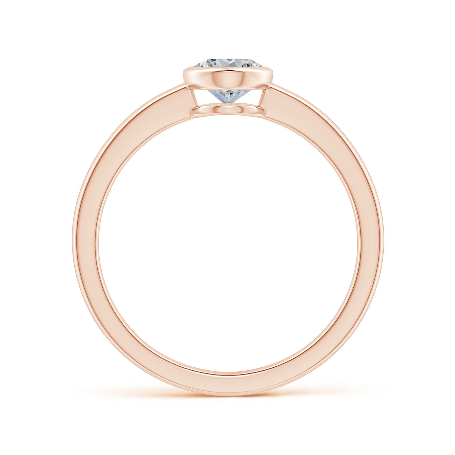 H, SI2 / 0.76 CT / 14 KT Rose Gold