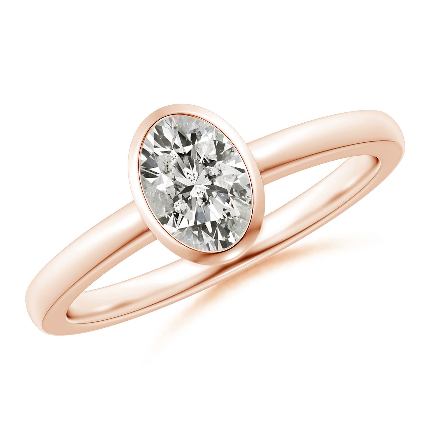 K, I3 / 0.76 CT / 14 KT Rose Gold