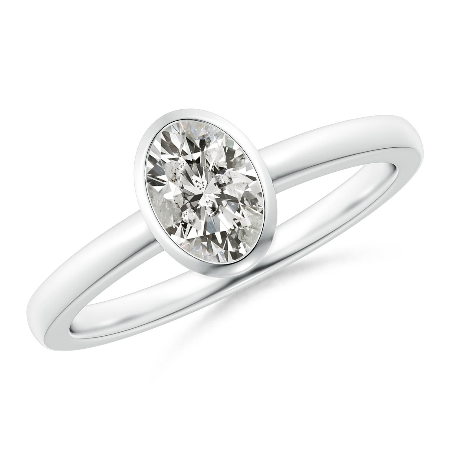 K, I3 / 0.76 CT / 14 KT White Gold