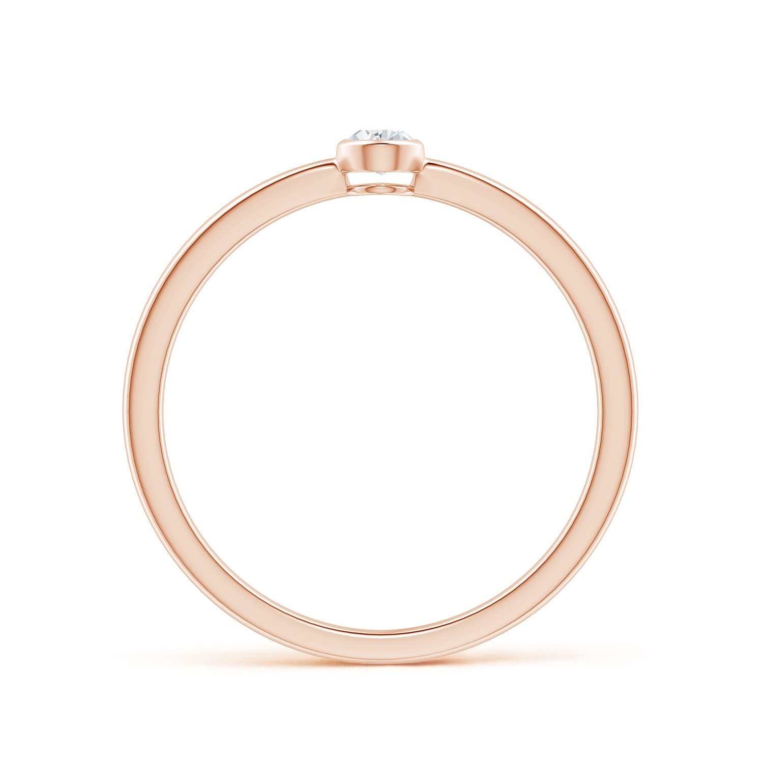 G, VS2 / 0.12 CT / 14 KT Rose Gold