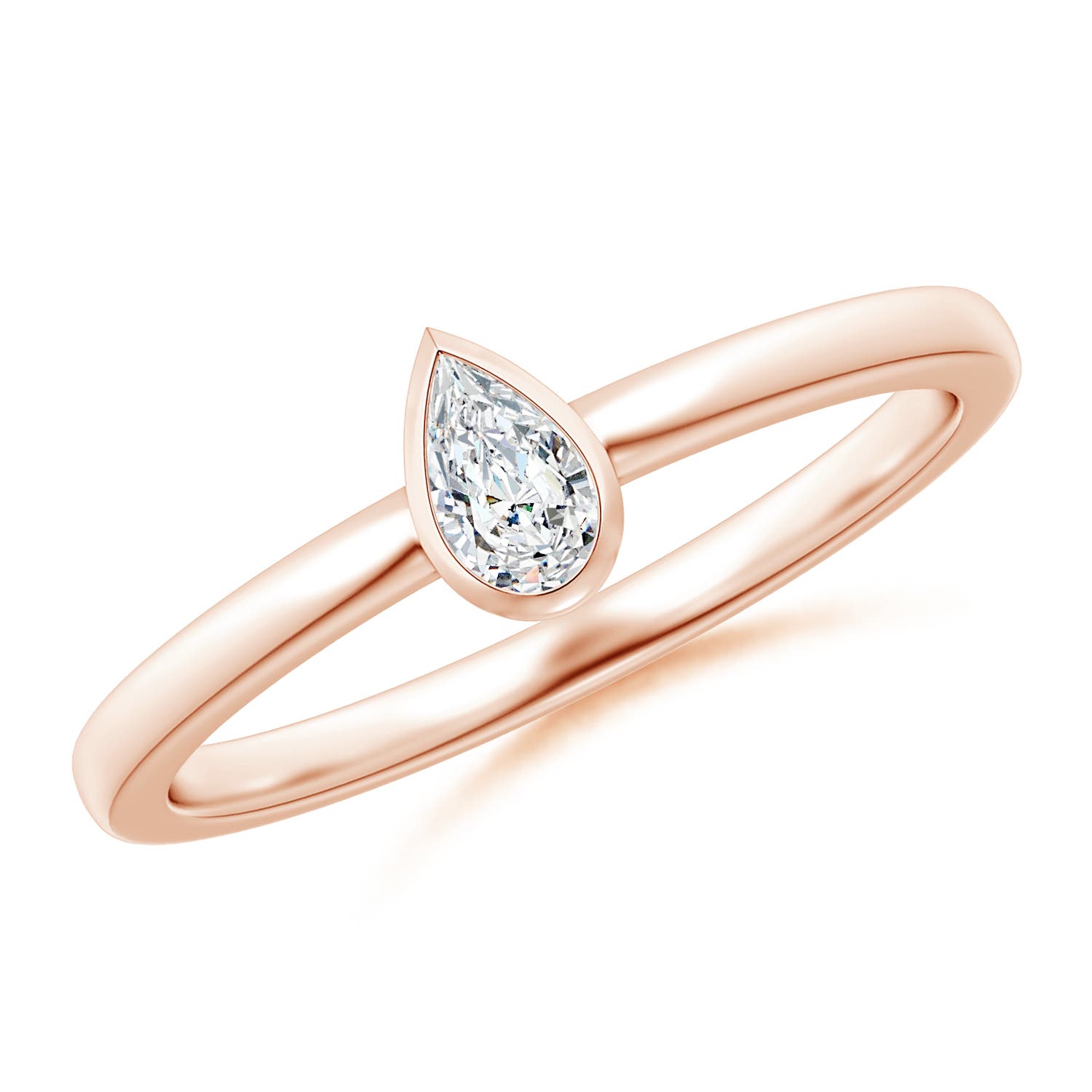 G, VS2 / 0.2 CT / 14 KT Rose Gold