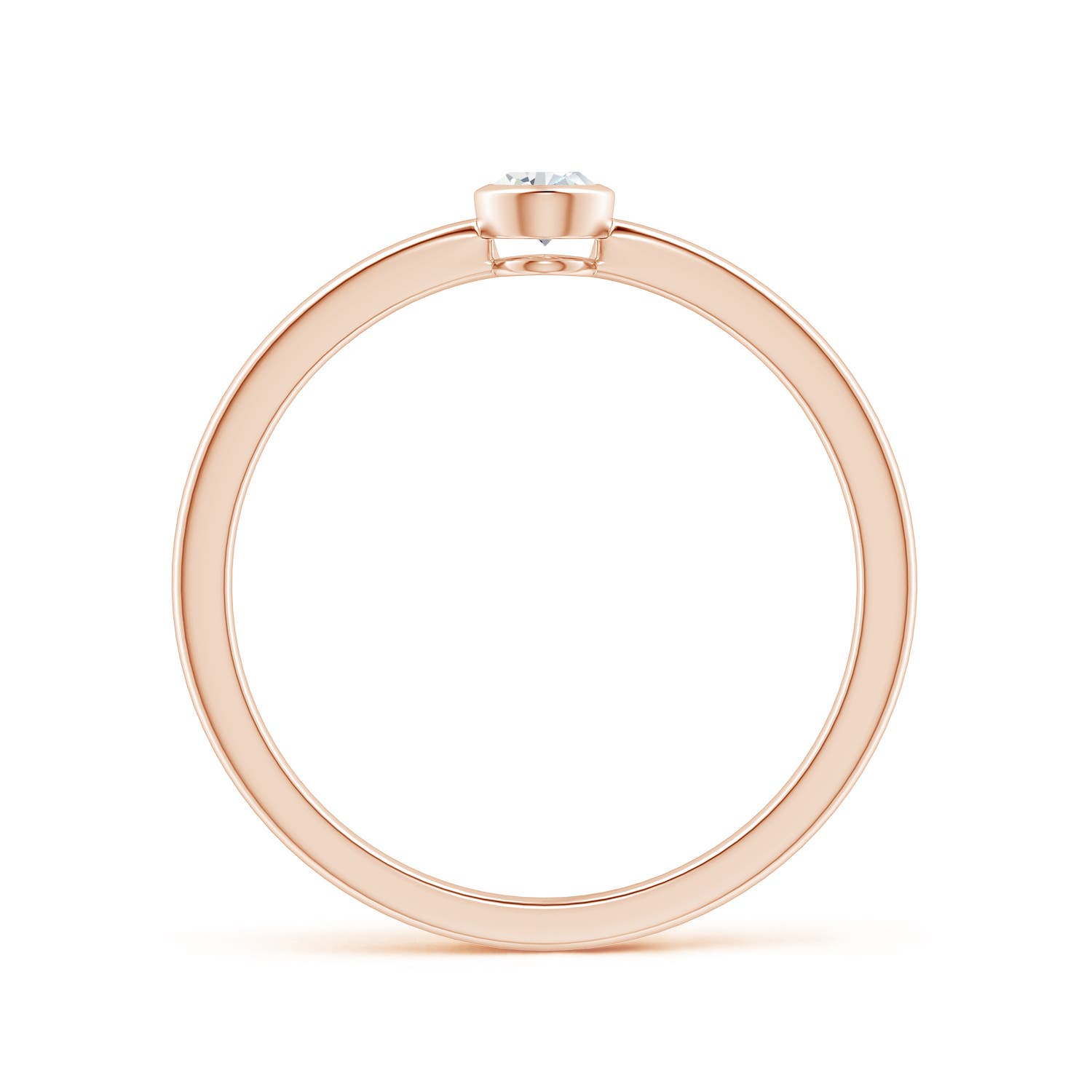 G, VS2 / 0.2 CT / 14 KT Rose Gold