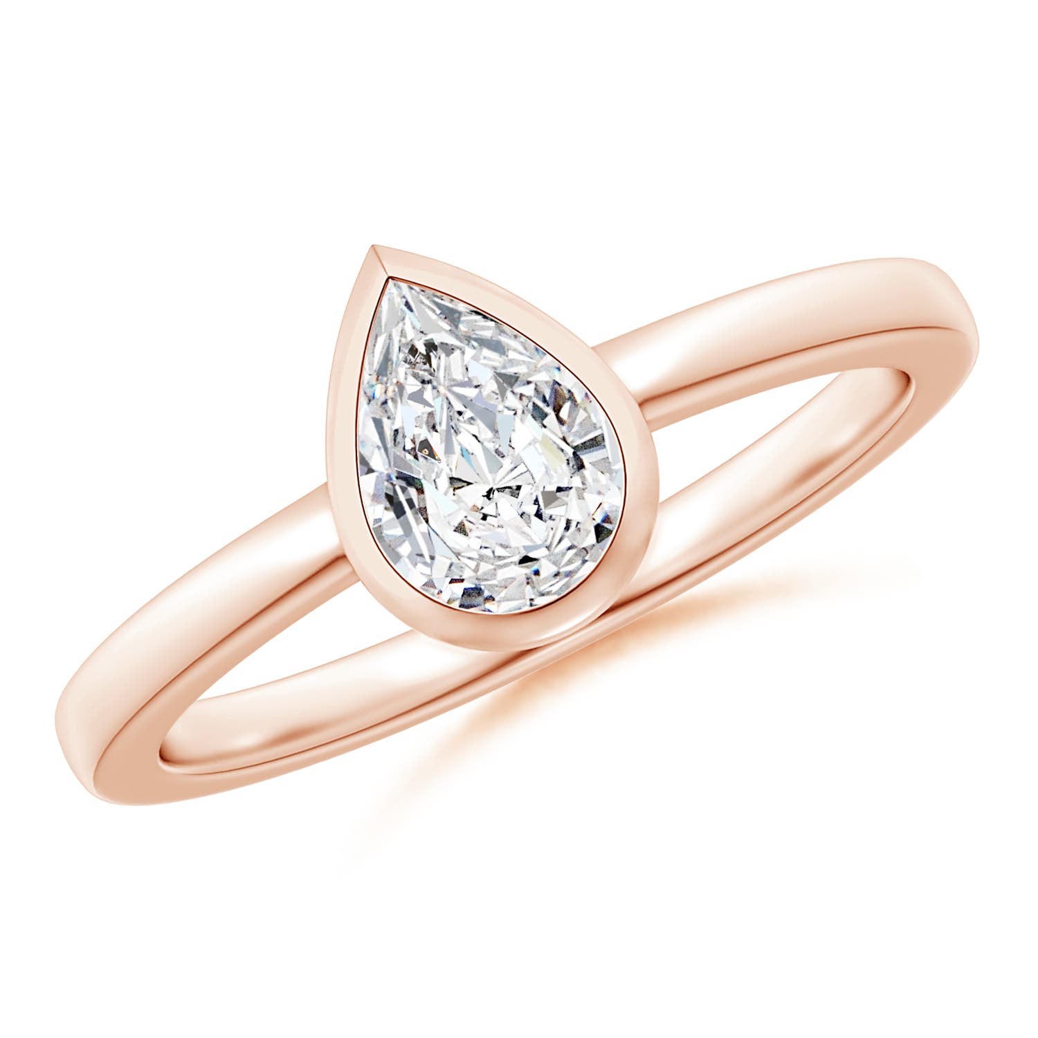 H, SI2 / 0.71 CT / 14 KT Rose Gold