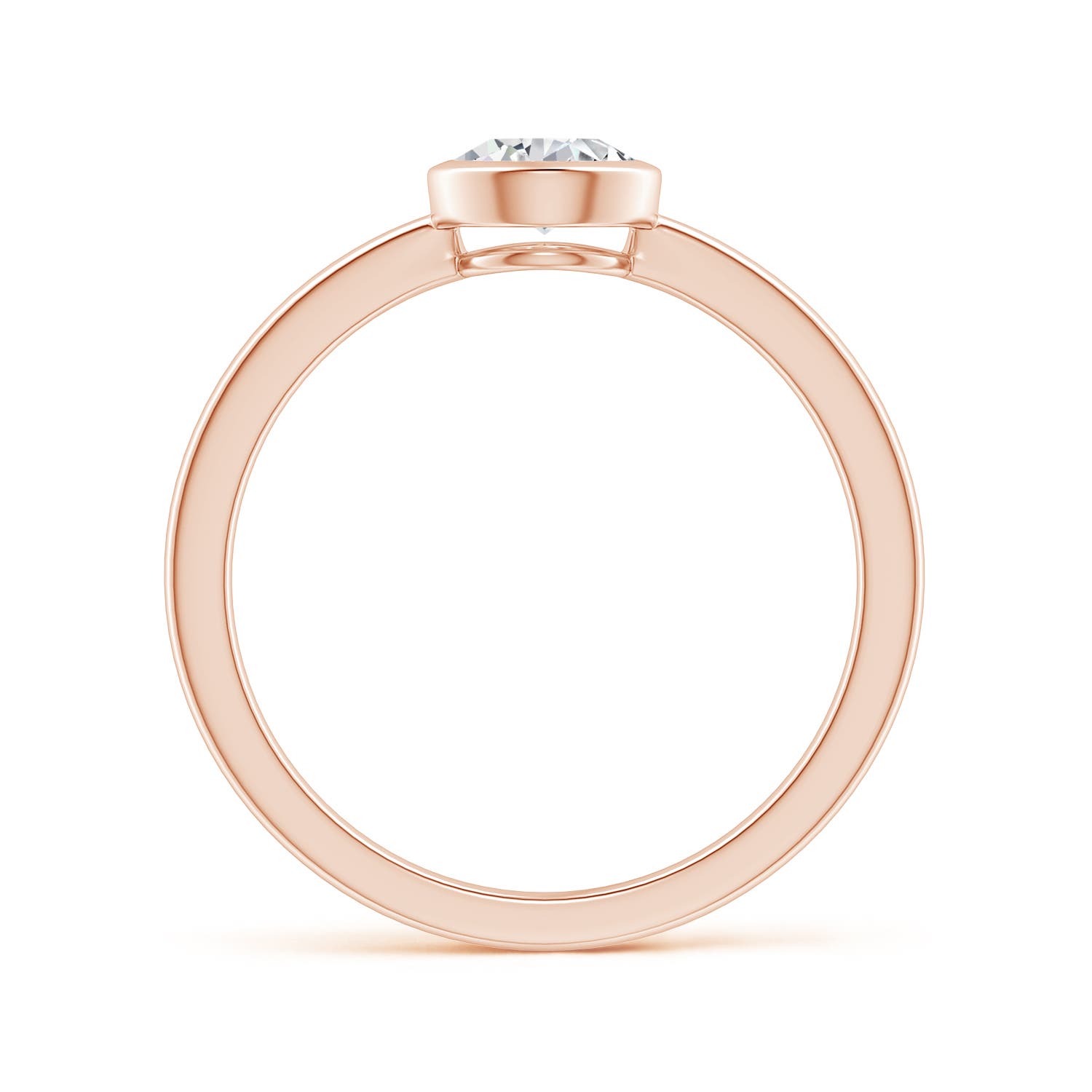 H, SI2 / 0.71 CT / 14 KT Rose Gold