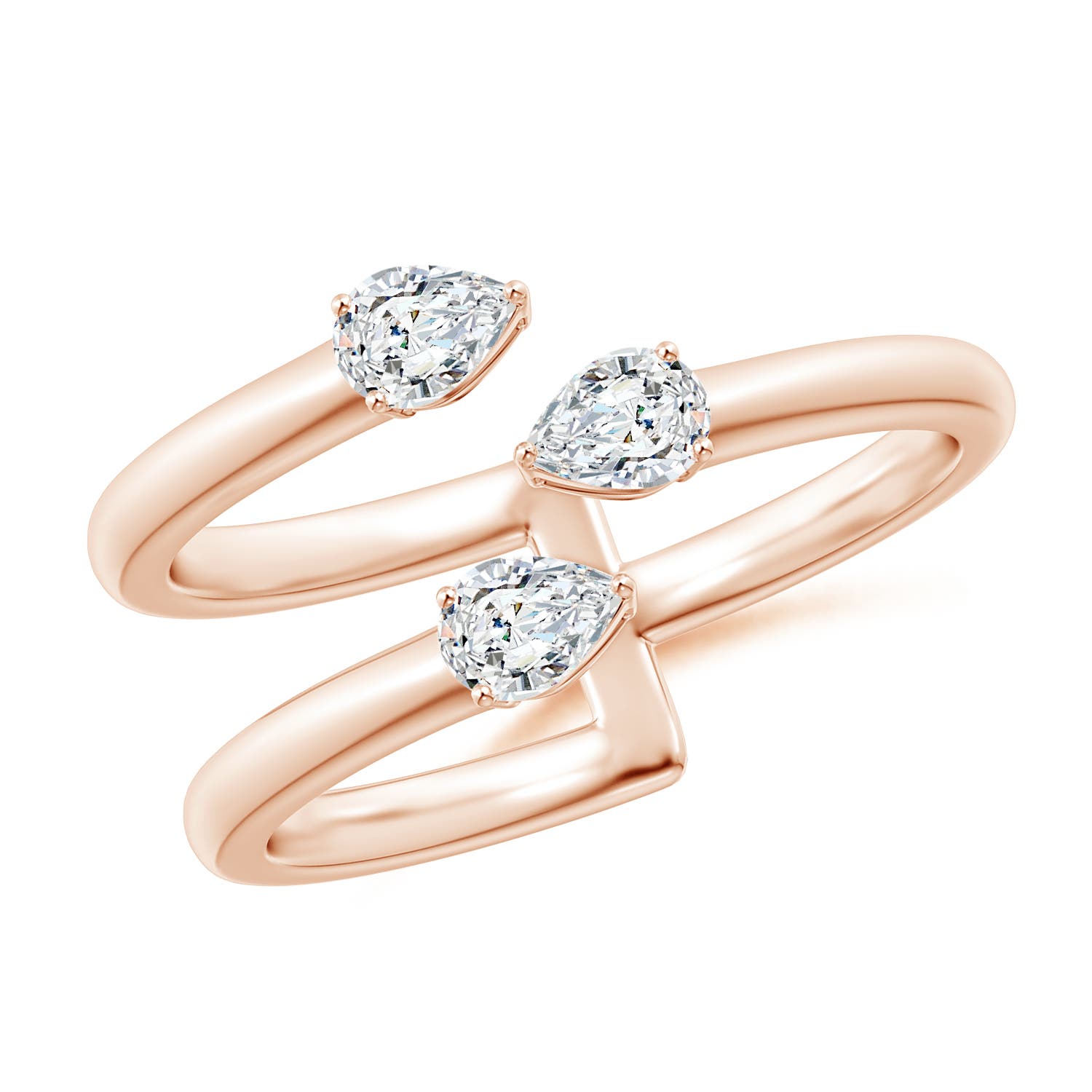 F-G, VS / 0.45 CT / 14 KT Rose Gold