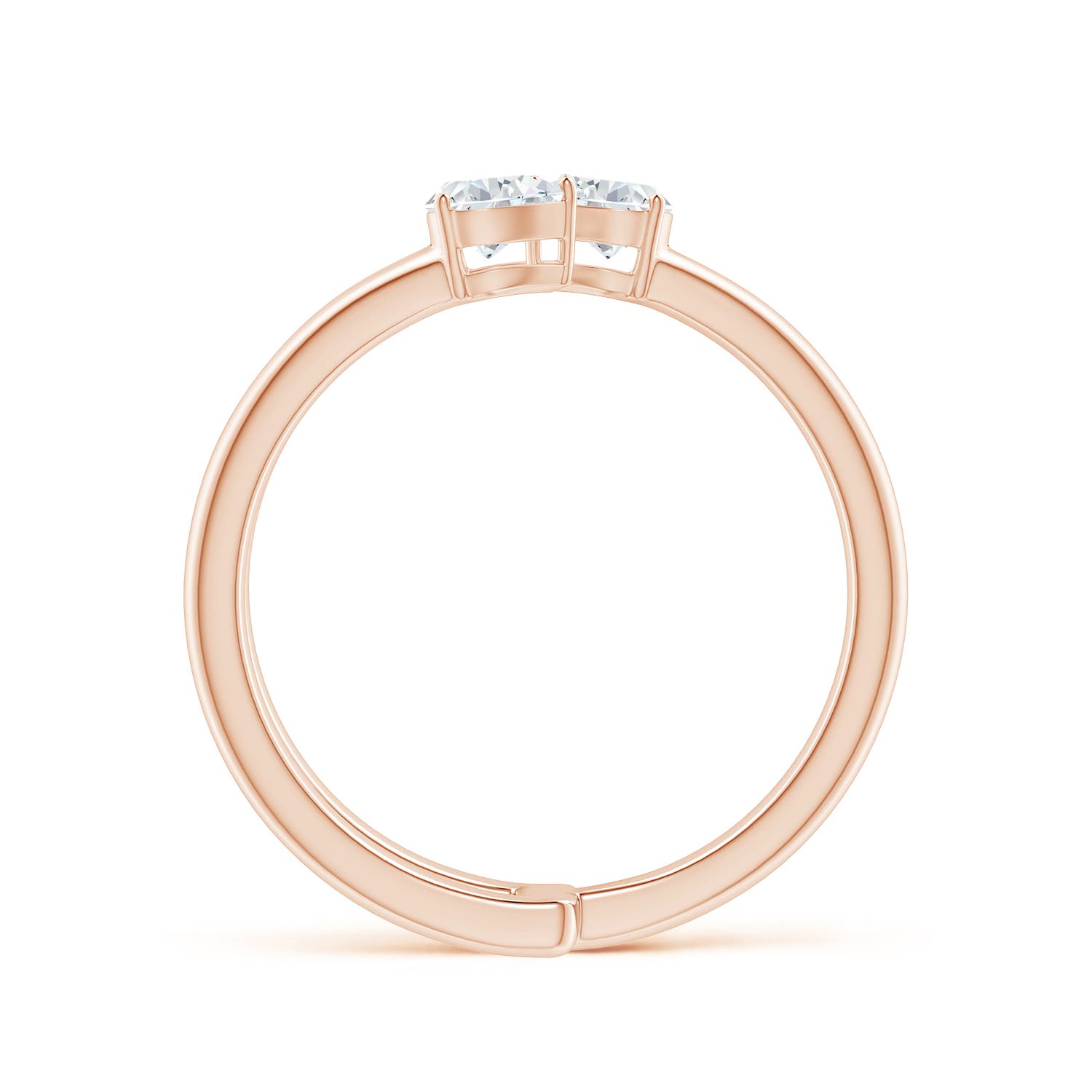 G, VS2 / 0.63 CT / 14 KT Rose Gold