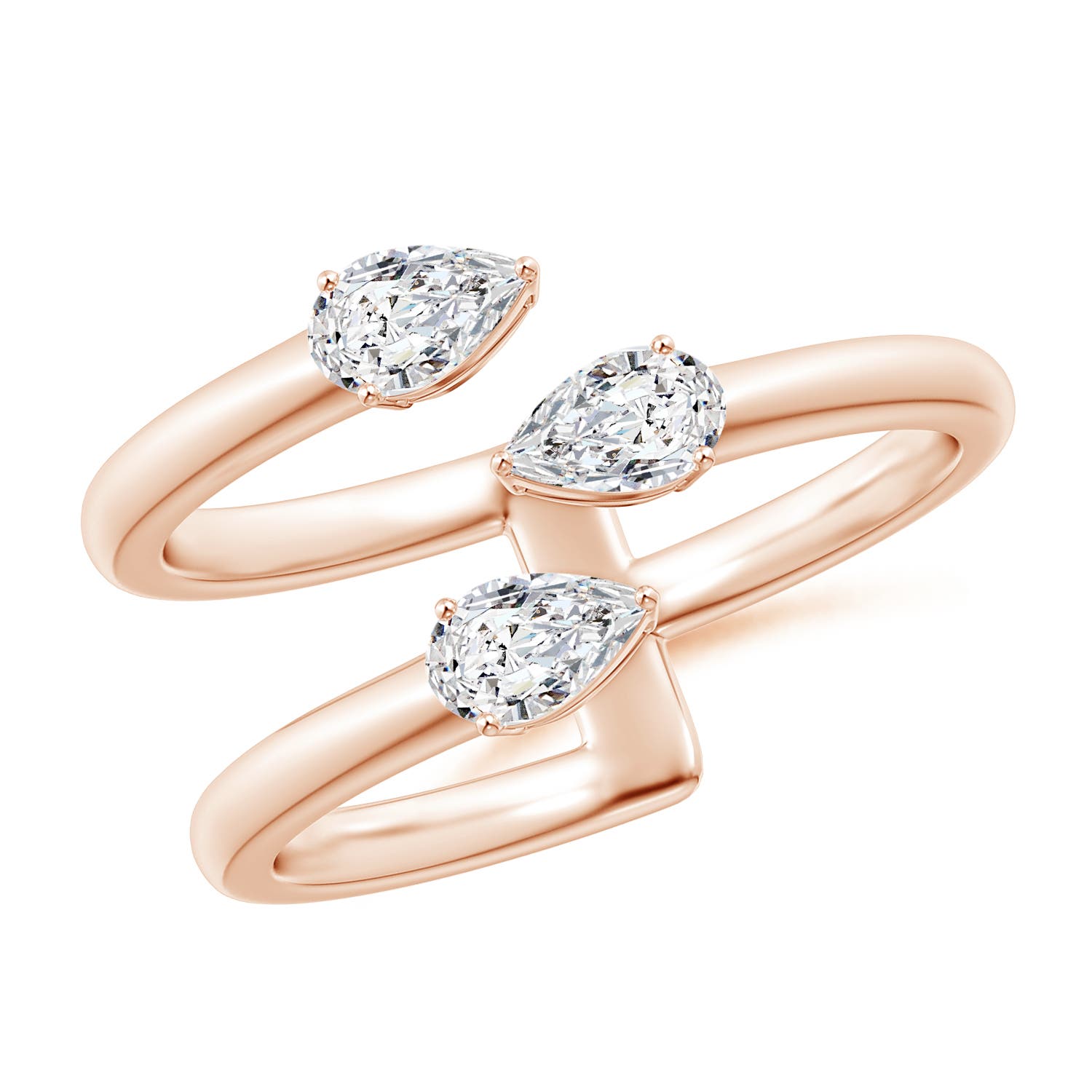 H, SI2 / 0.6 CT / 14 KT Rose Gold