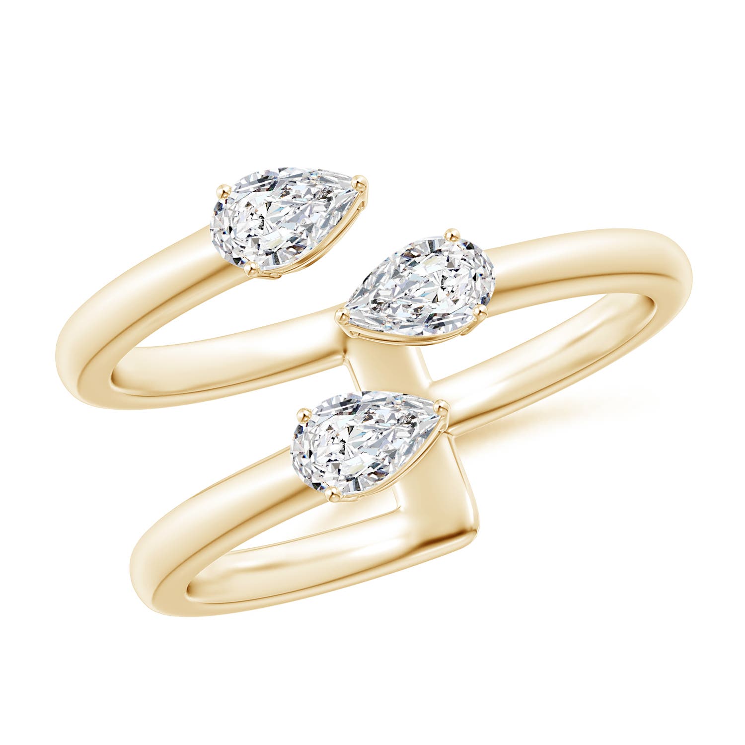 H, SI2 / 0.6 CT / 14 KT Yellow Gold