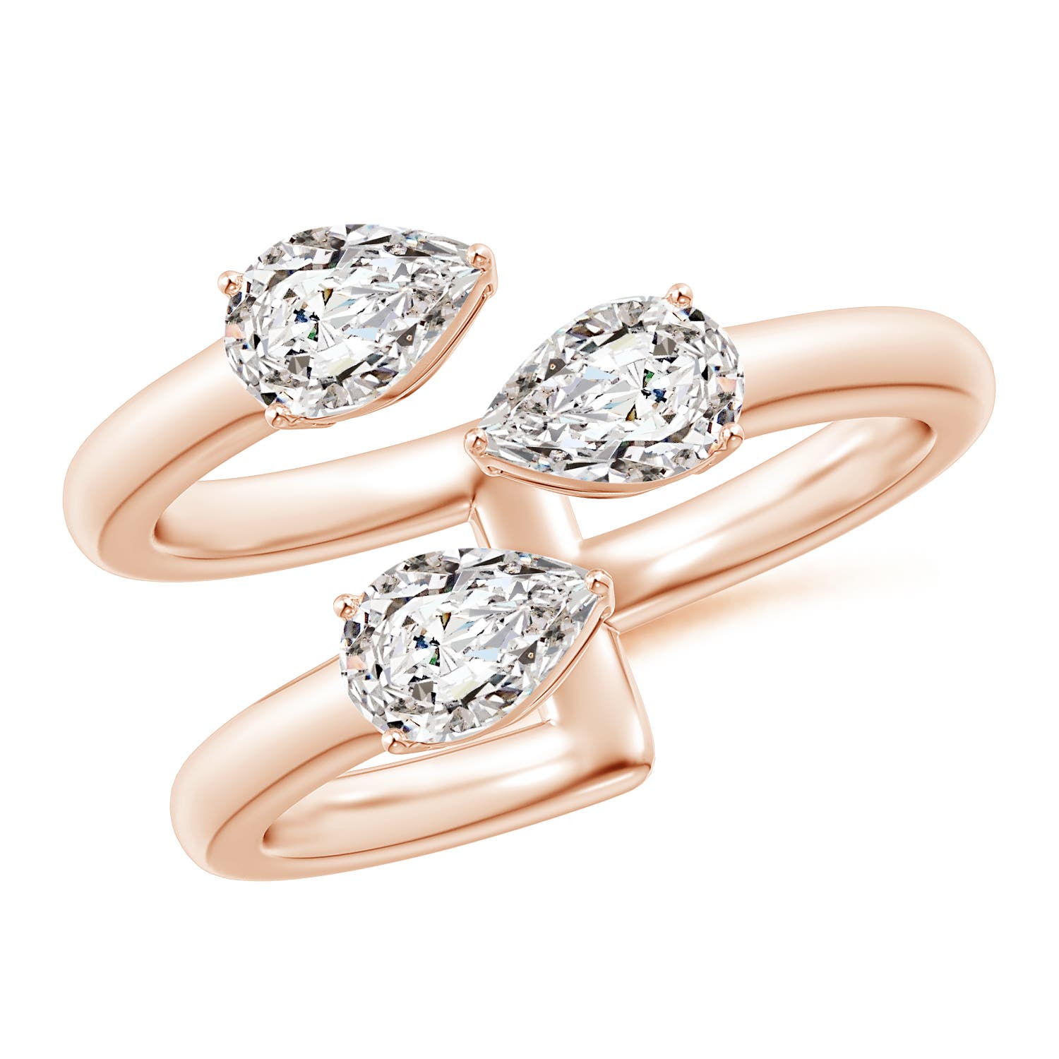 I-J, I1-I2 / 1.2 CT / 14 KT Rose Gold