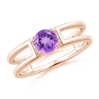 Round A Amethyst