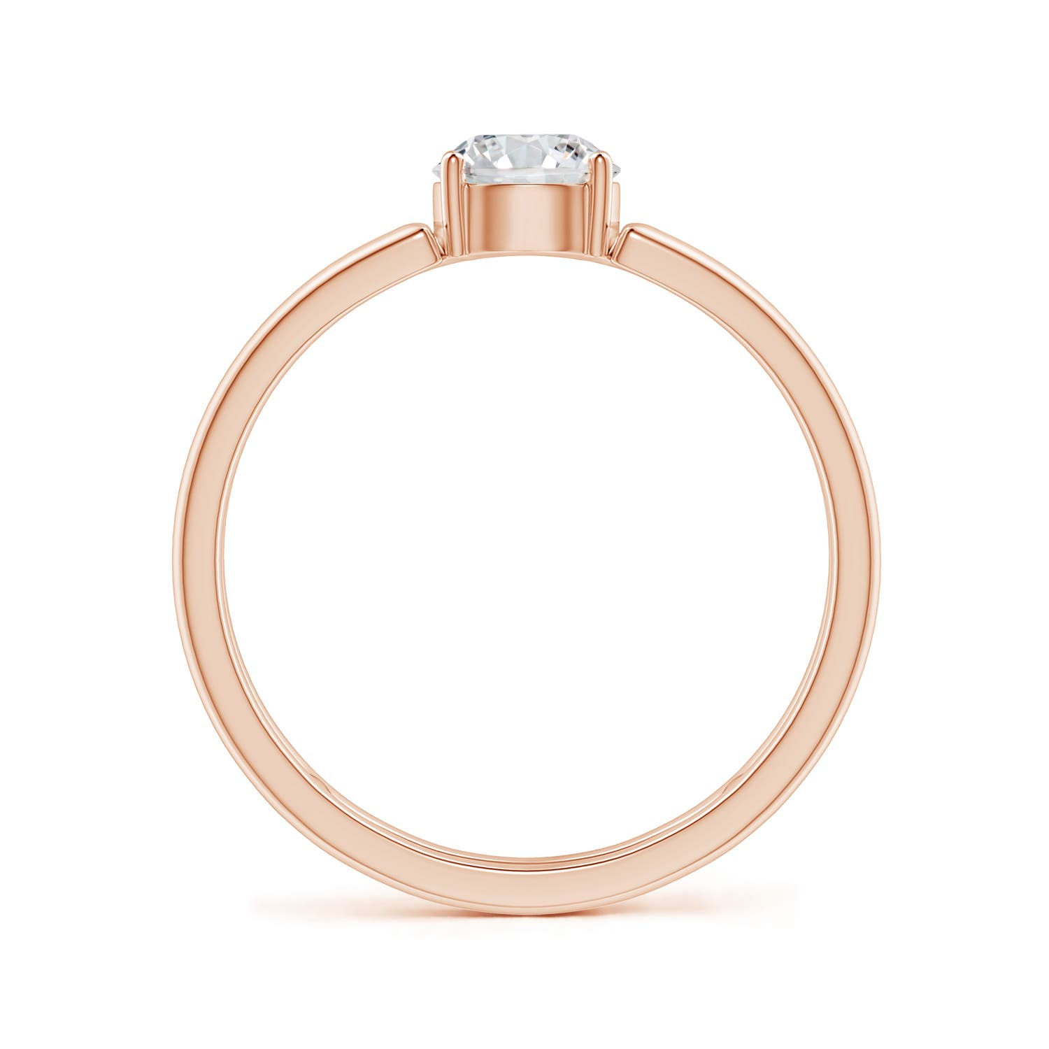 H, SI2 / 0.47 CT / 14 KT Rose Gold