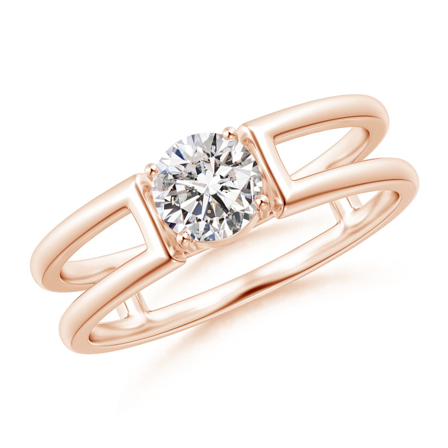 I-J, I1-I2 / 0.47 CT / 14 KT Rose Gold