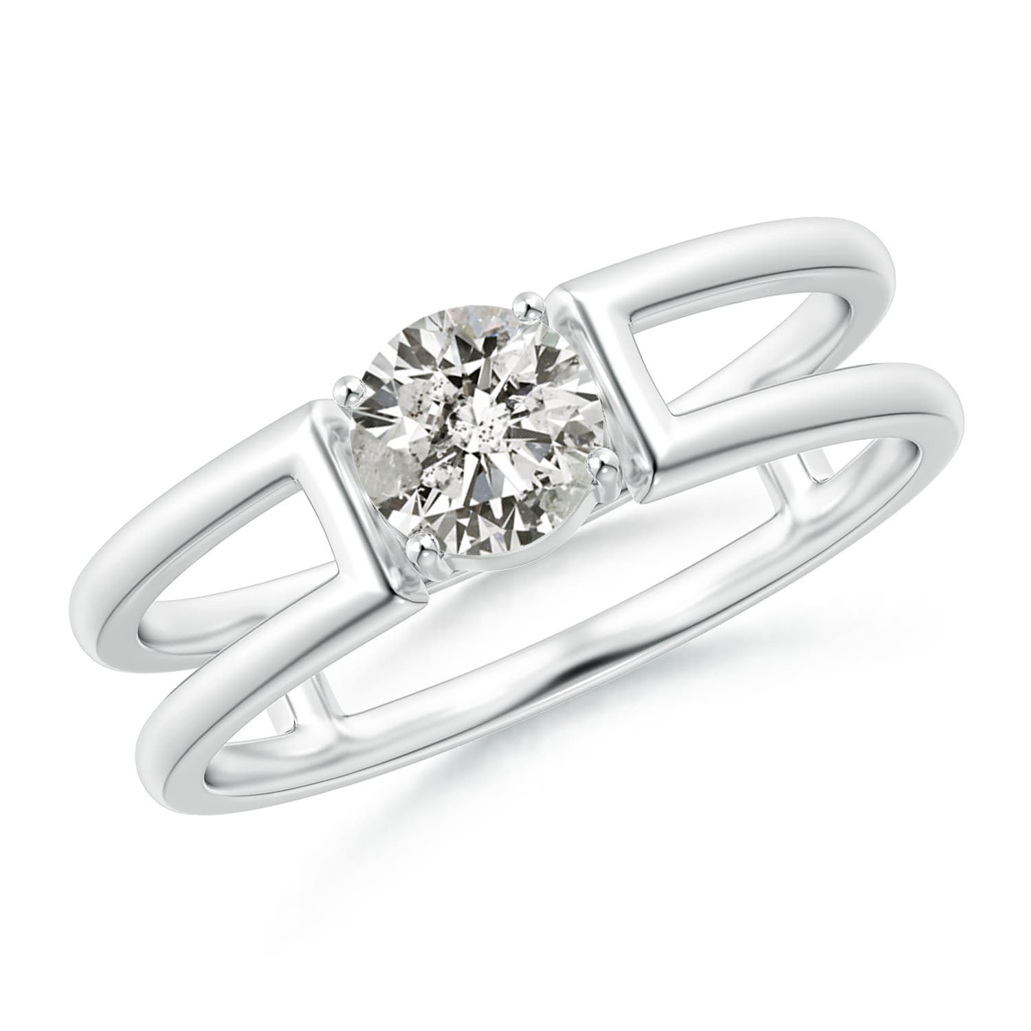 K, I3 / 0.47 CT / 14 KT White Gold