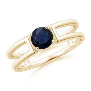 Round A Blue Sapphire