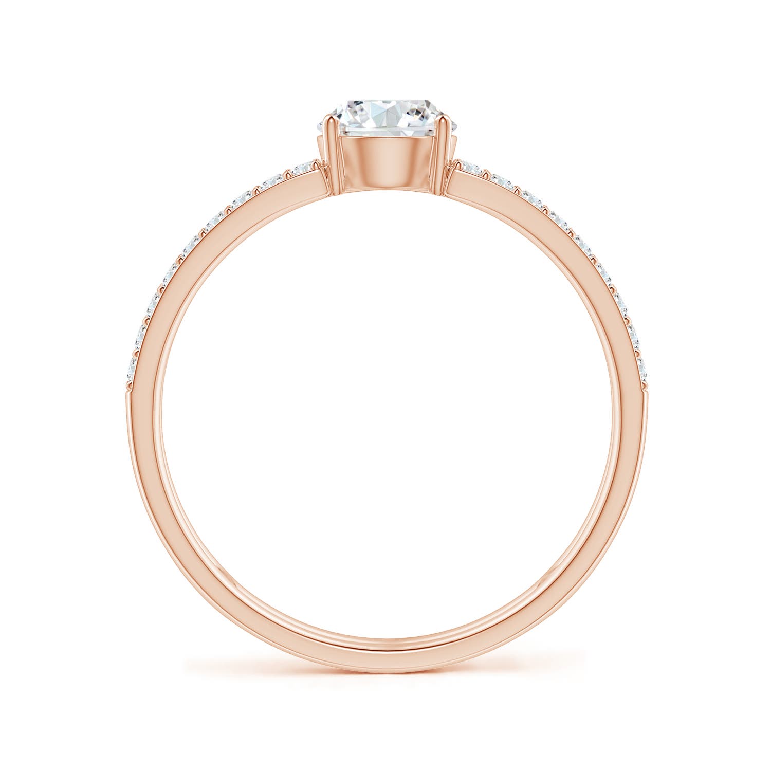 G, VS2 / 0.79 CT / 14 KT Rose Gold