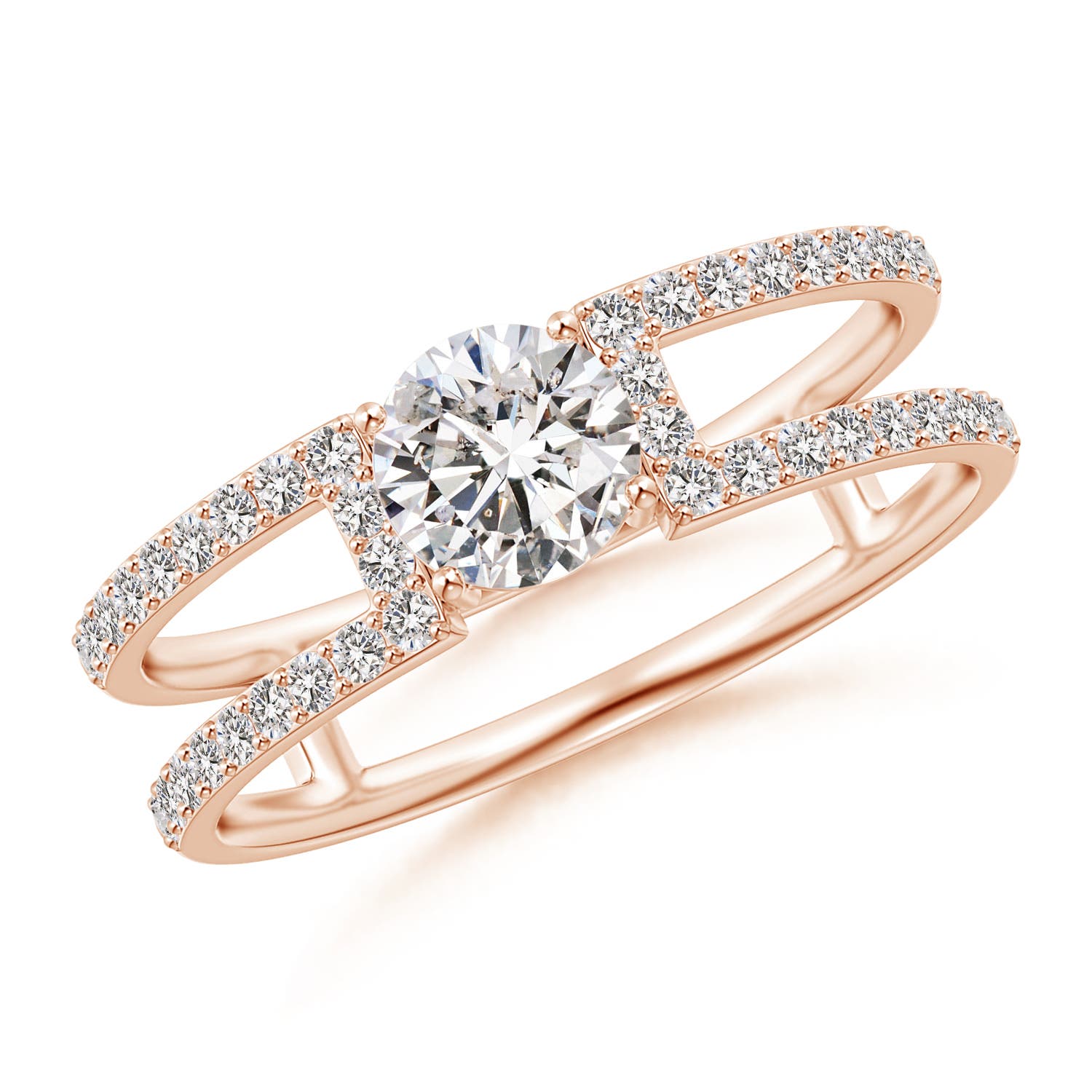 I-J, I1-I2 / 0.79 CT / 14 KT Rose Gold