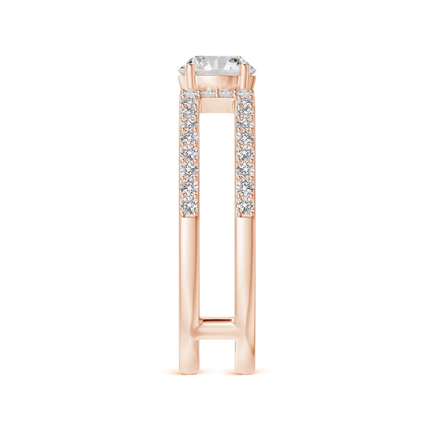 I-J, I1-I2 / 0.79 CT / 14 KT Rose Gold