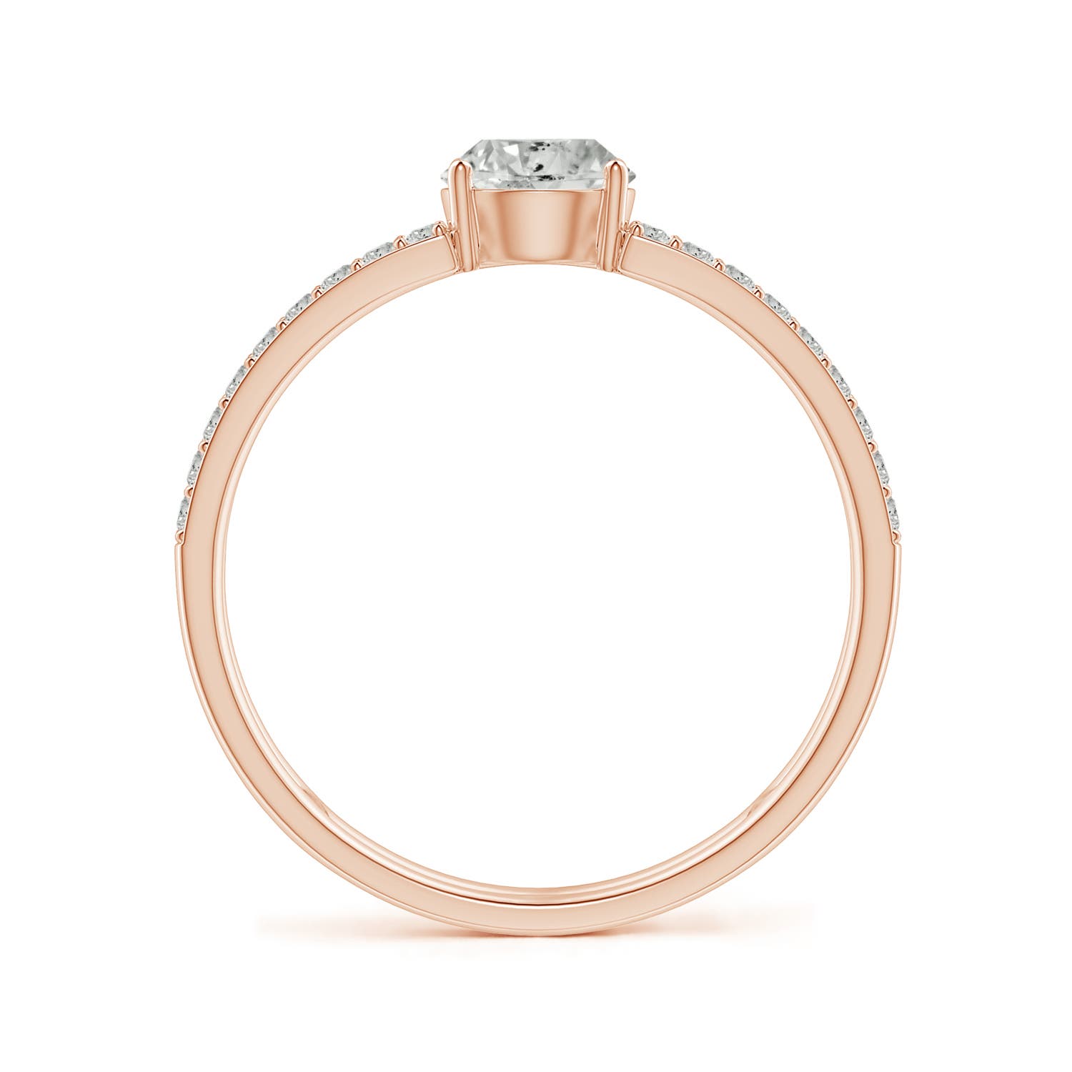 K, I3 / 0.79 CT / 14 KT Rose Gold