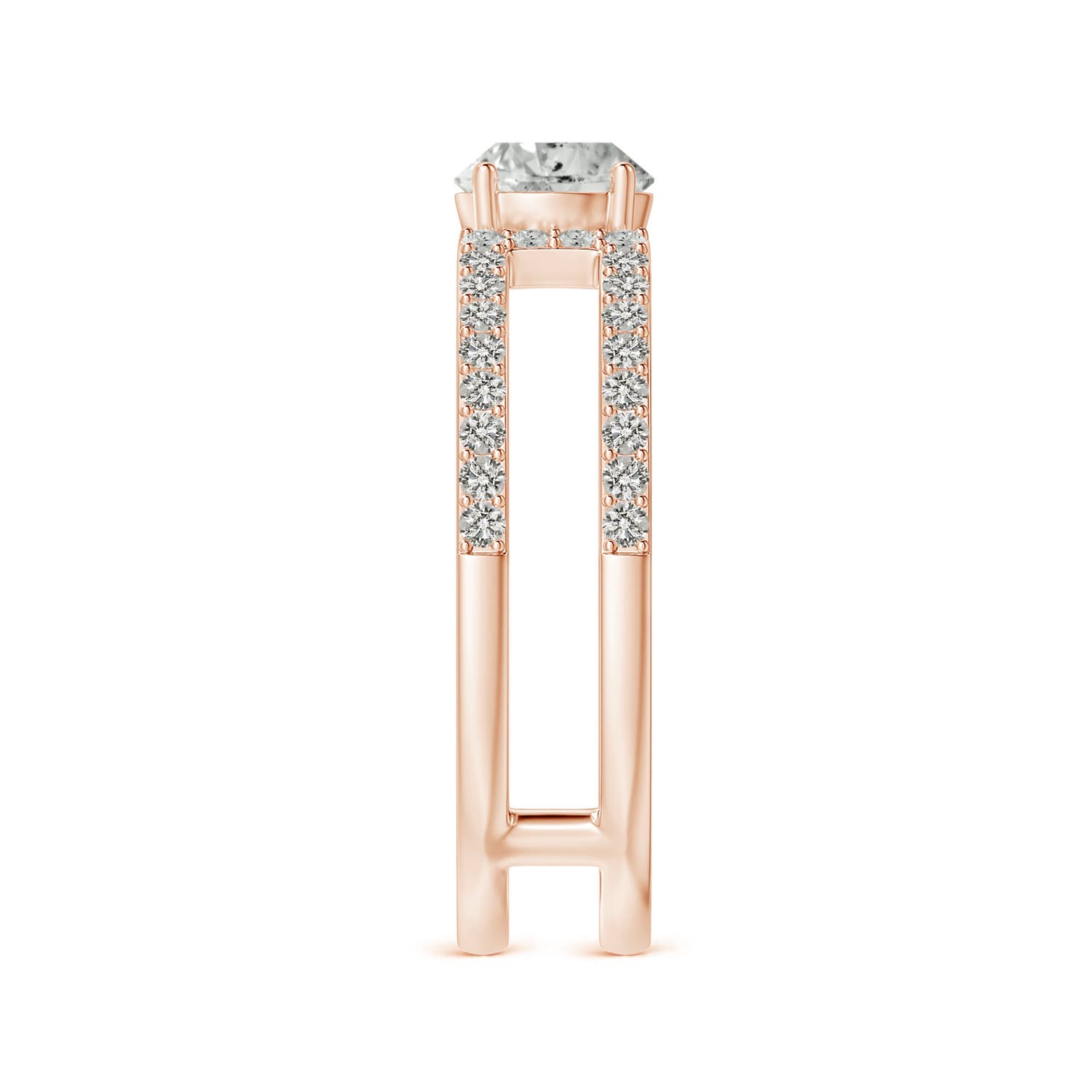 K, I3 / 0.79 CT / 14 KT Rose Gold