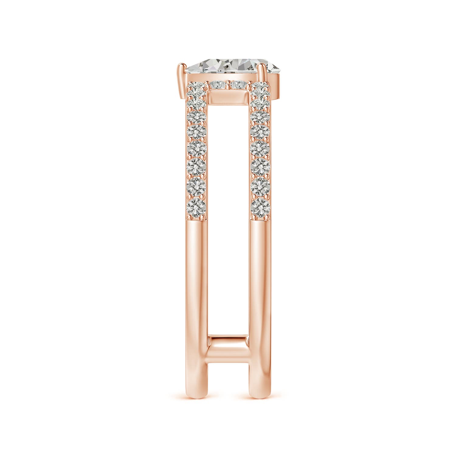 K, I3 / 0.72 CT / 14 KT Rose Gold