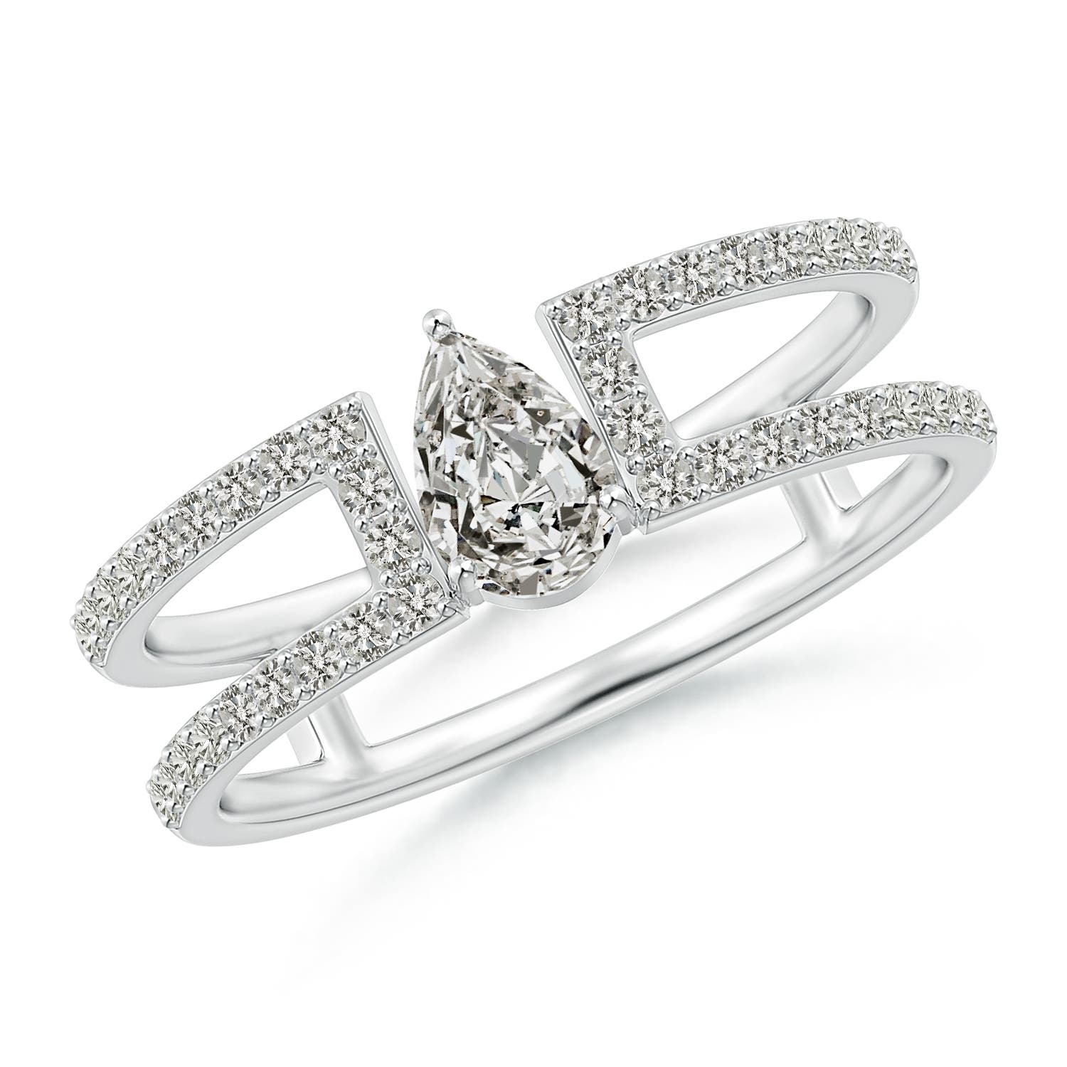 K, I3 / 0.72 CT / 14 KT White Gold