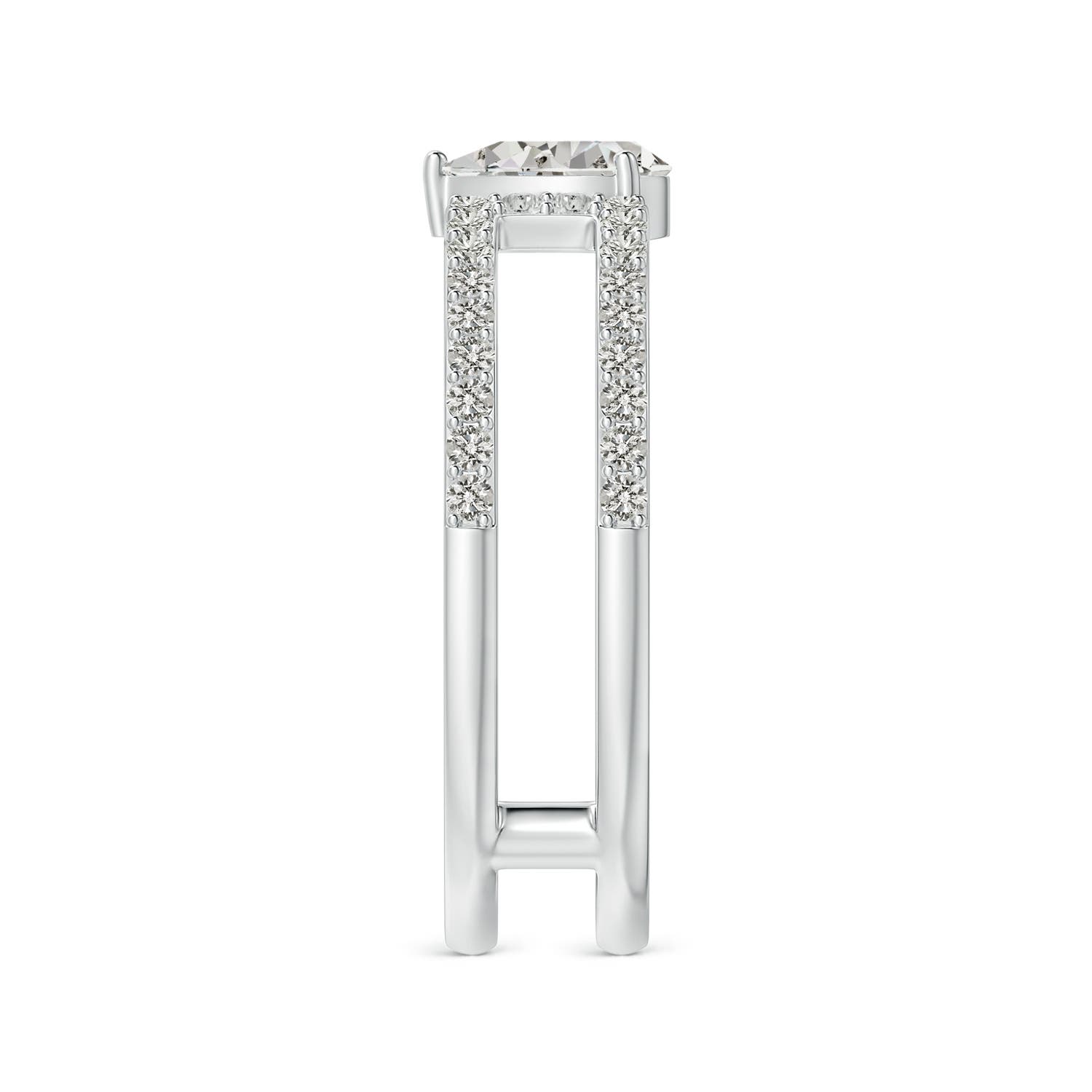 K, I3 / 0.72 CT / 14 KT White Gold