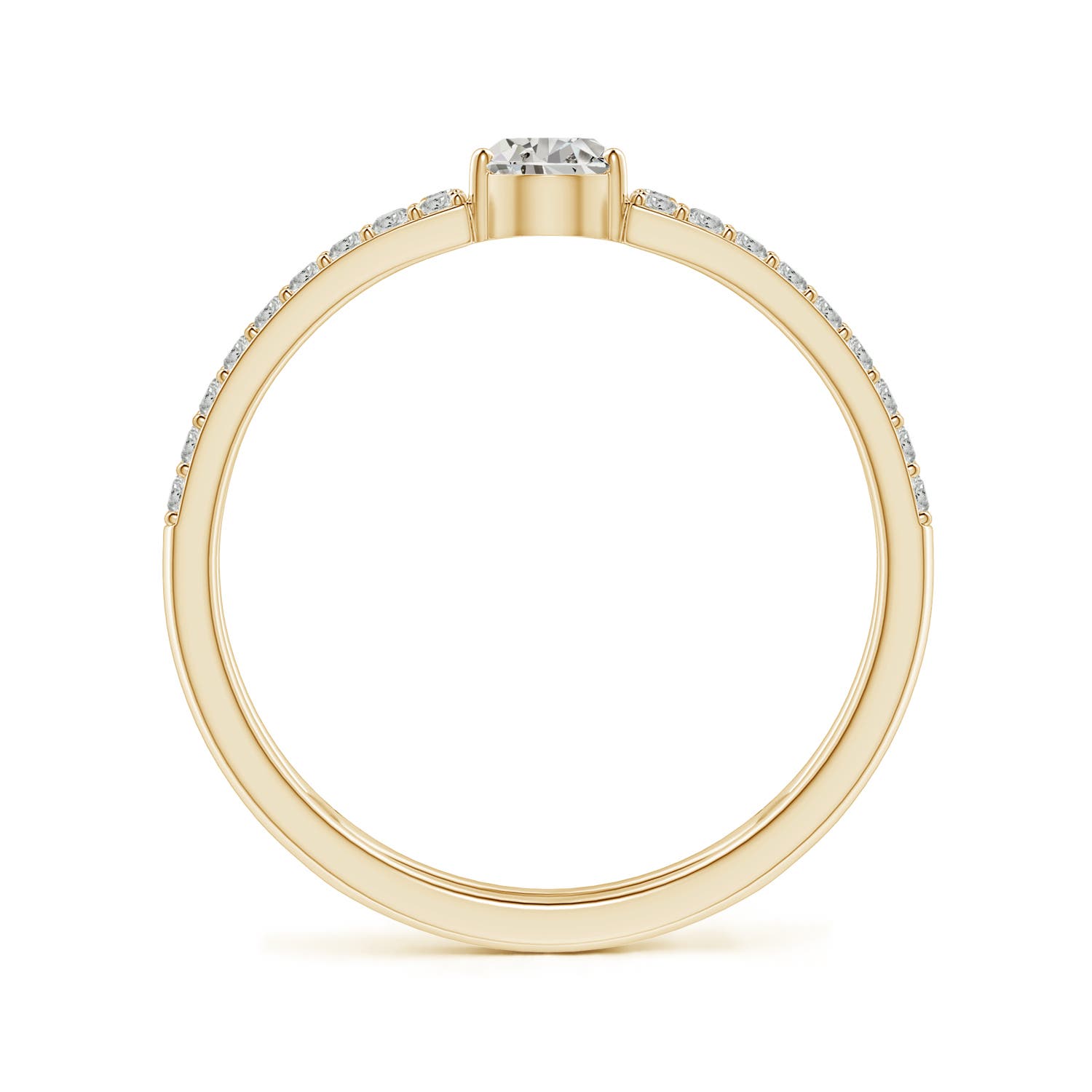 K, I3 / 0.72 CT / 14 KT Yellow Gold