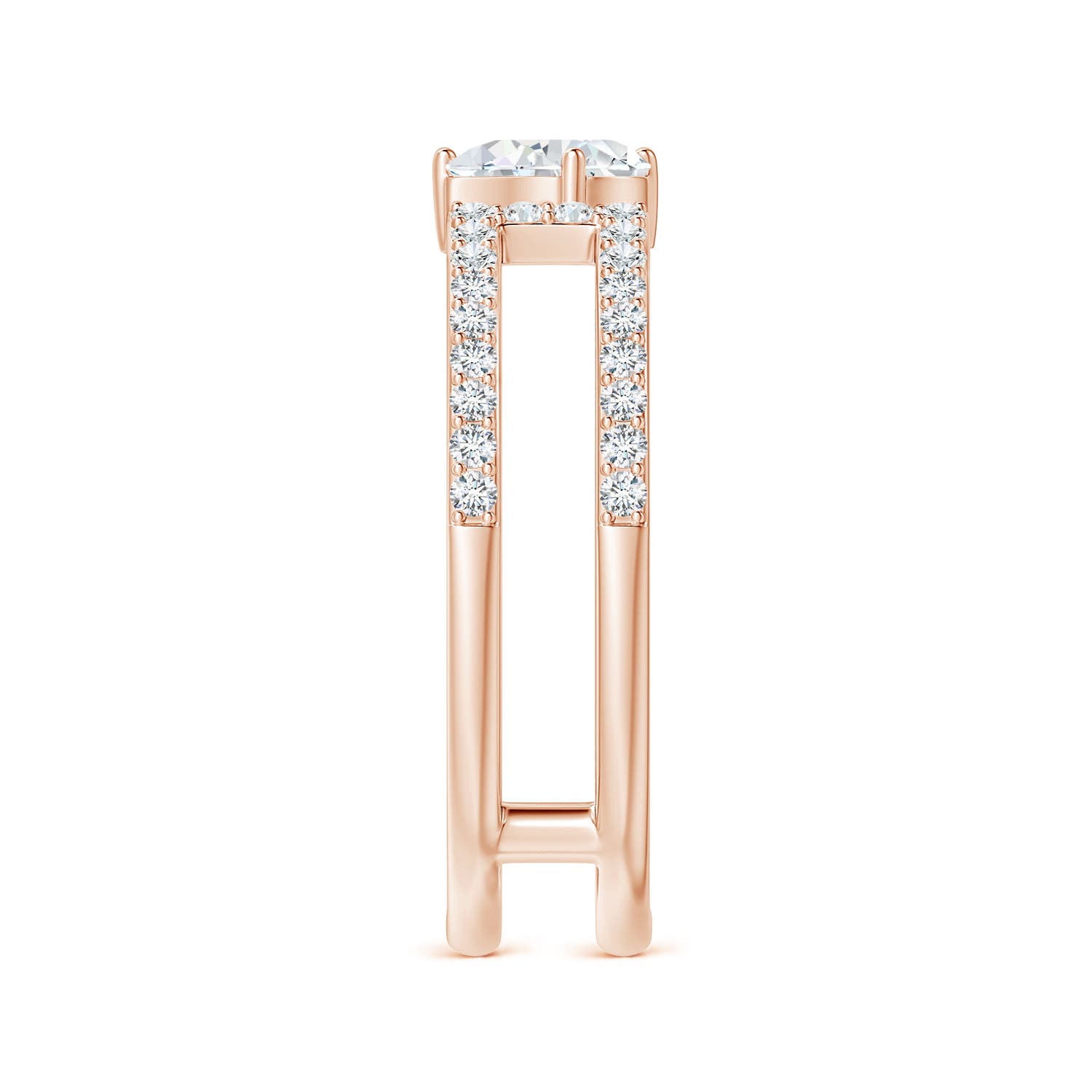 G, VS2 / 0.72 CT / 14 KT Rose Gold