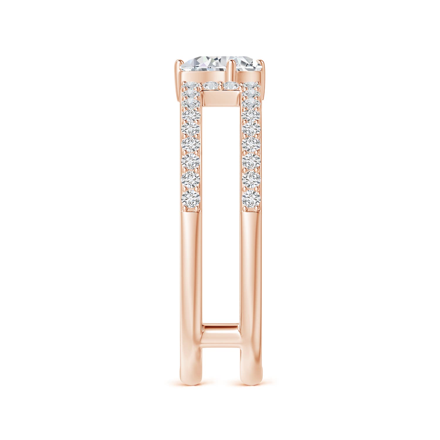 H, SI2 / 0.72 CT / 14 KT Rose Gold