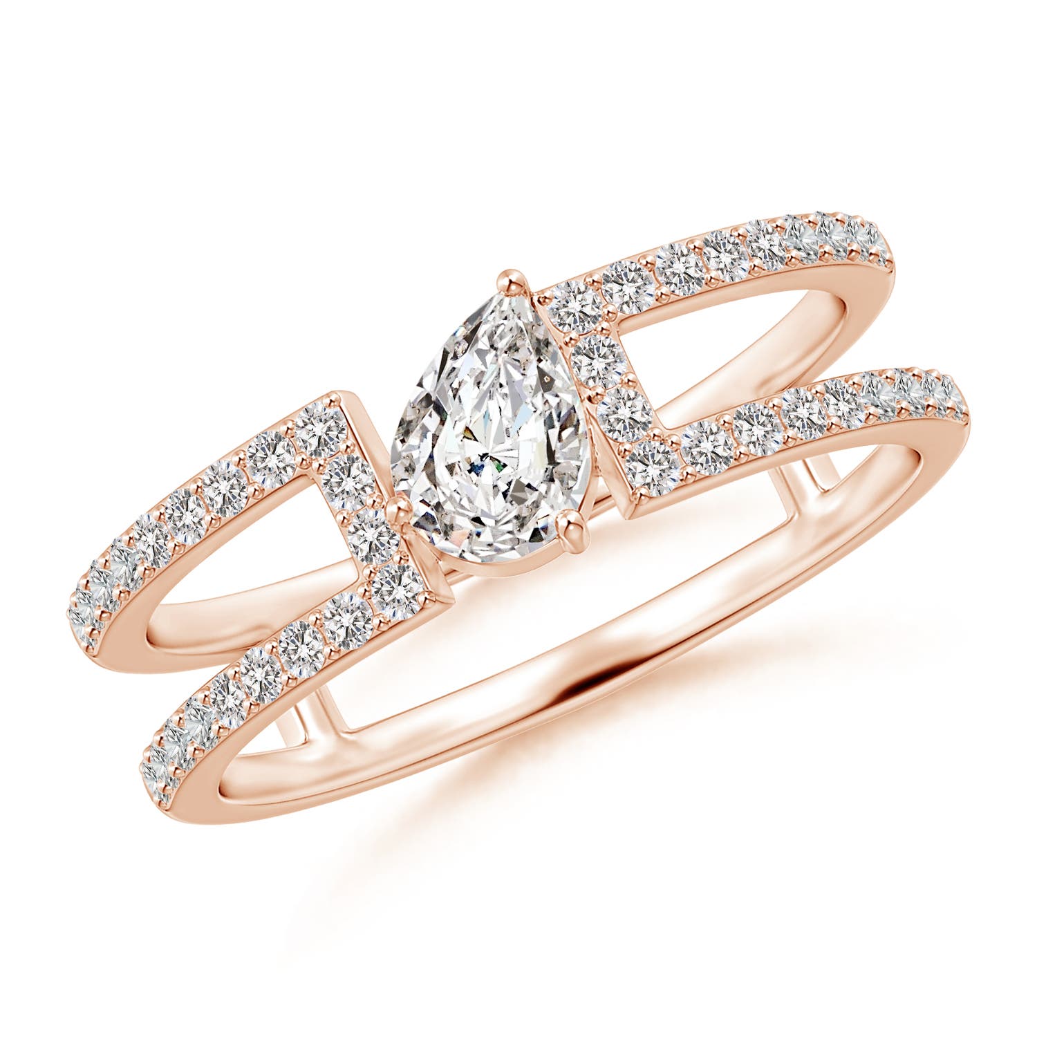 I-J, I1-I2 / 0.72 CT / 14 KT Rose Gold