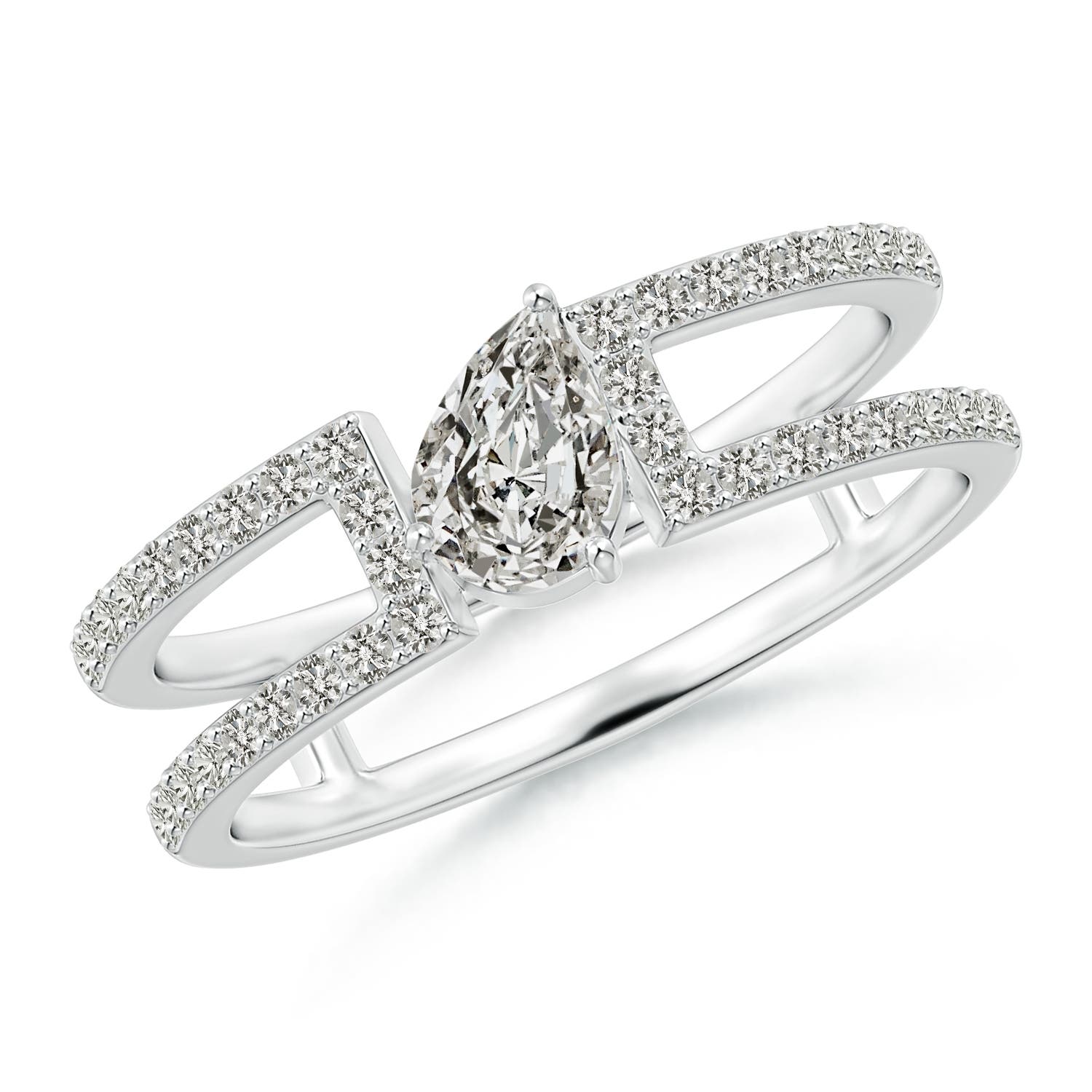 K, I3 / 0.72 CT / 14 KT White Gold