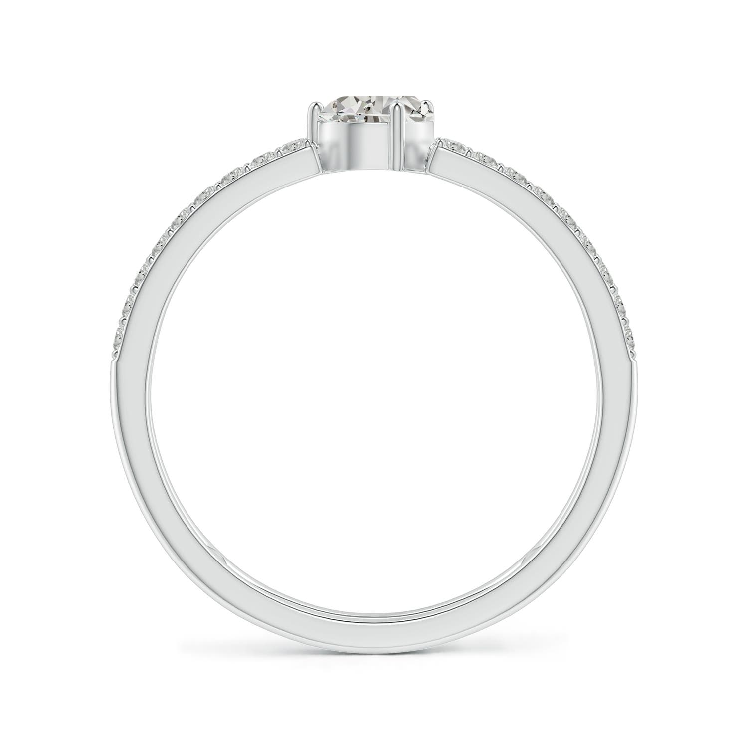 K, I3 / 0.72 CT / 14 KT White Gold