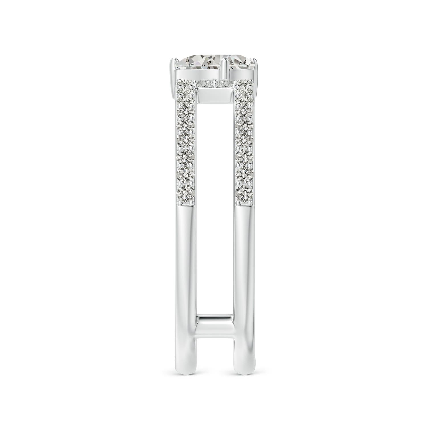 K, I3 / 0.72 CT / 14 KT White Gold