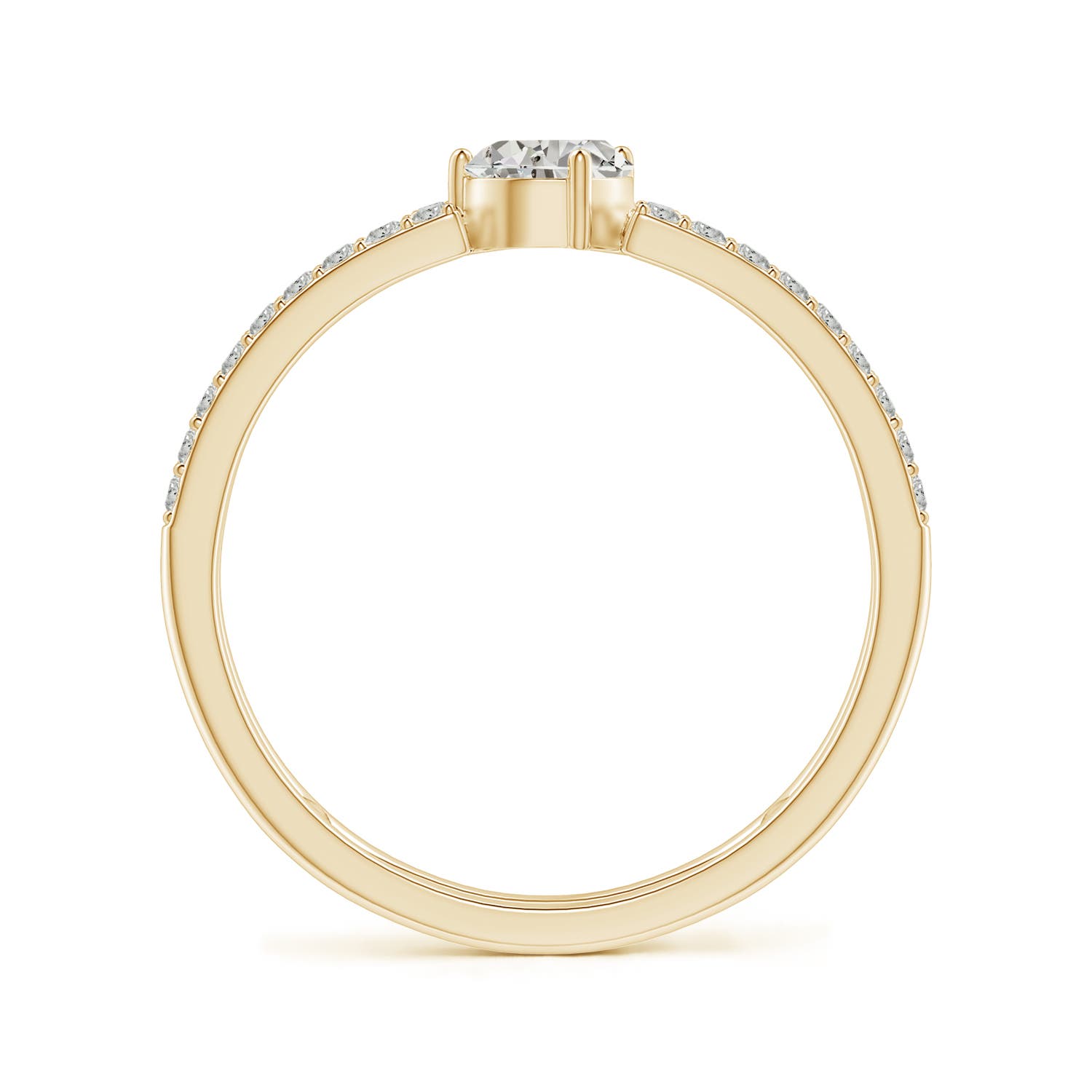 K, I3 / 0.72 CT / 14 KT Yellow Gold