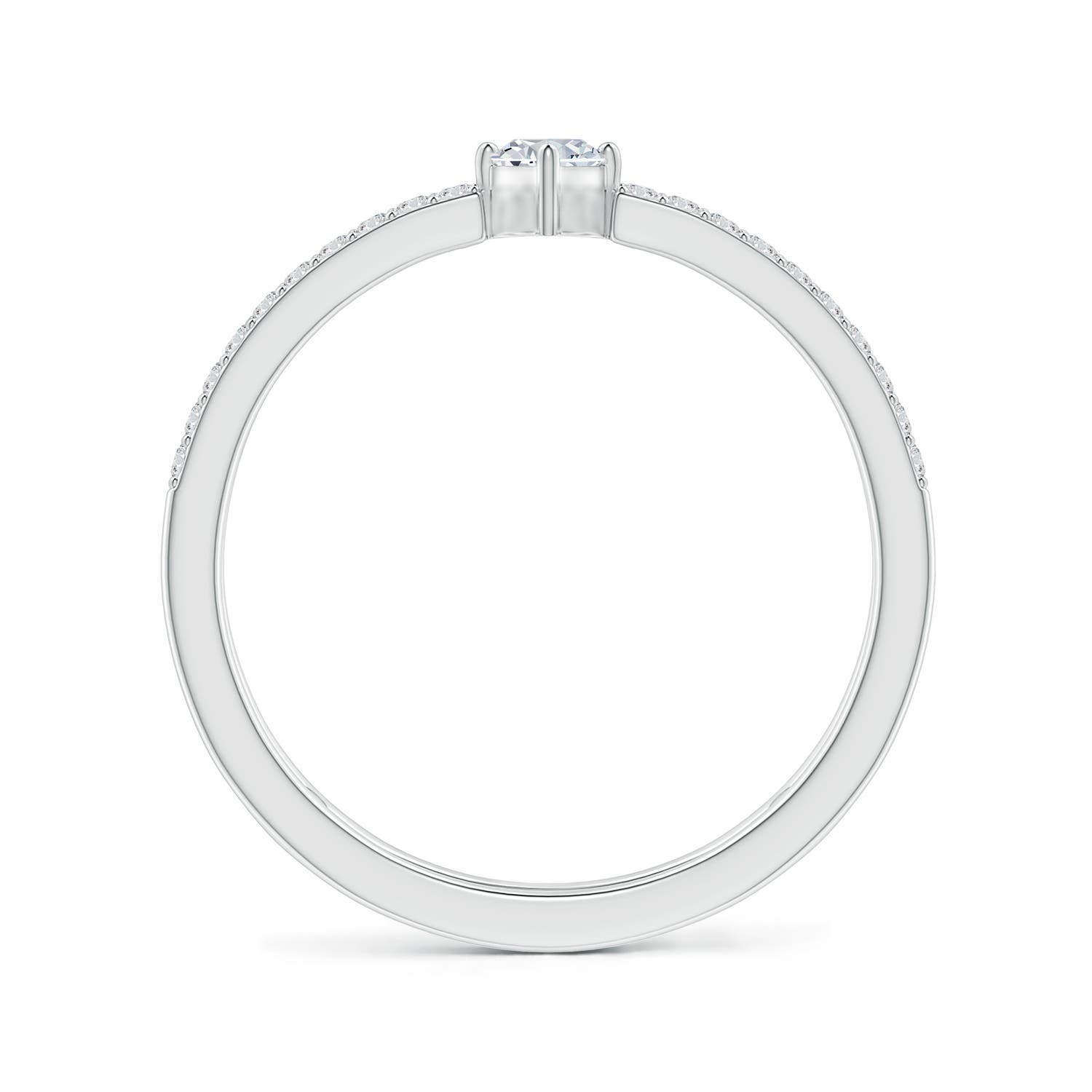 H, SI2 / 0.51 CT / 14 KT White Gold