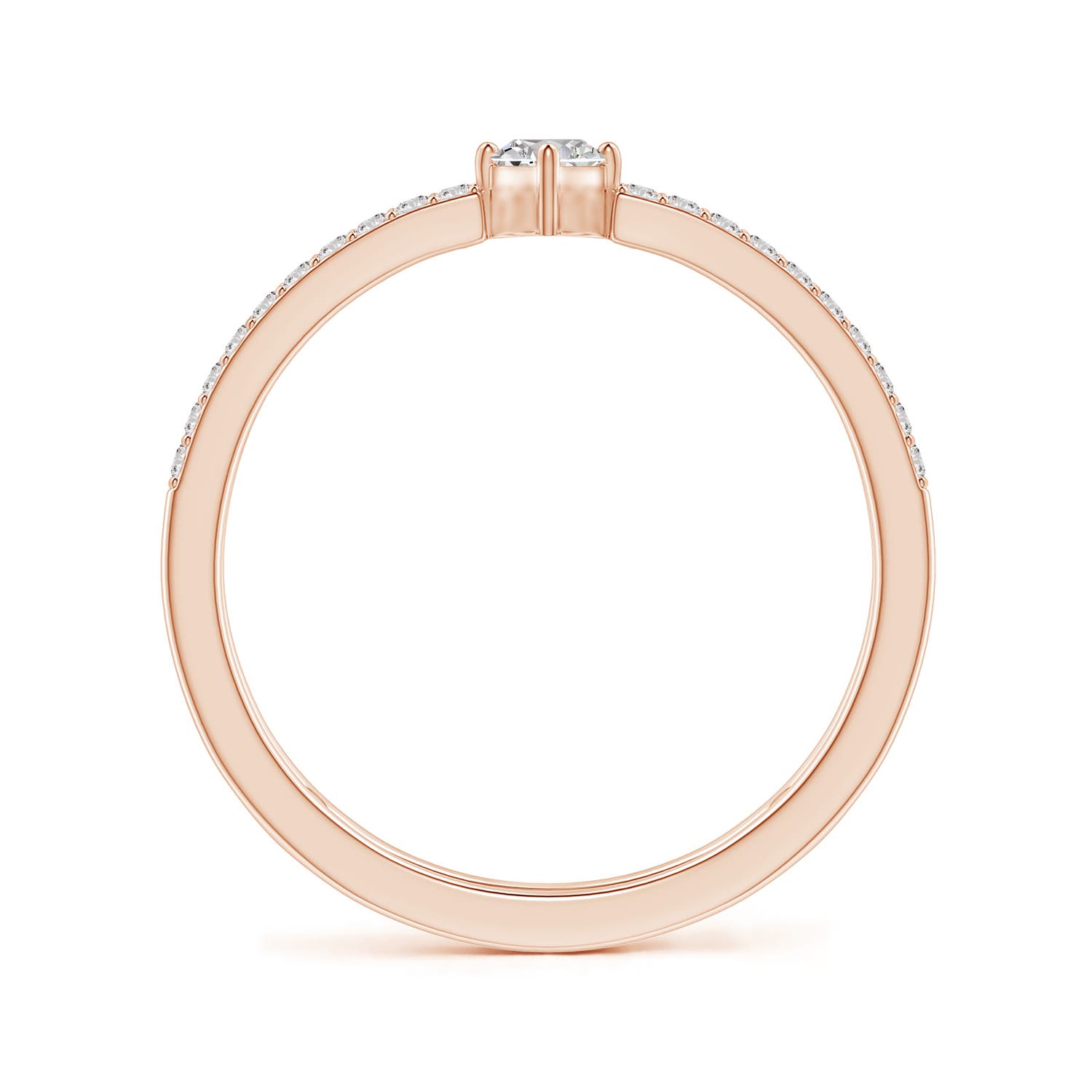 I-J, I1-I2 / 0.51 CT / 14 KT Rose Gold