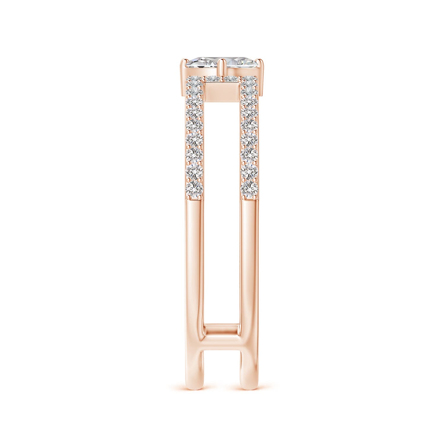 I-J, I1-I2 / 0.51 CT / 14 KT Rose Gold