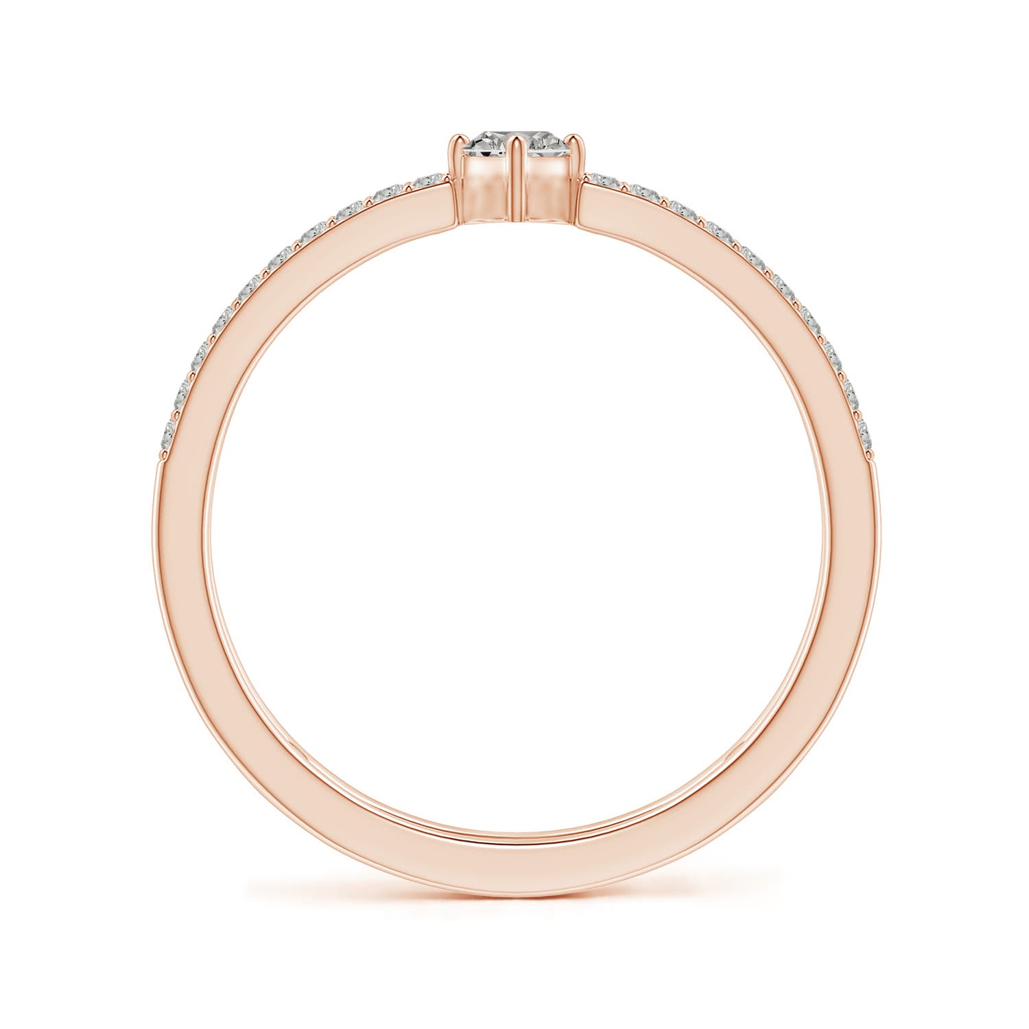 K, I3 / 0.51 CT / 14 KT Rose Gold