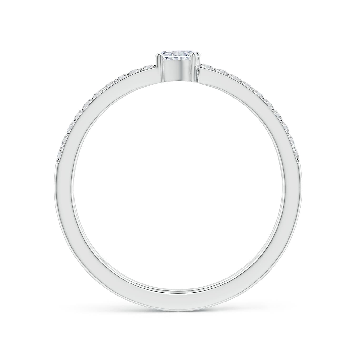 H, SI2 / 0.51 CT / 14 KT White Gold