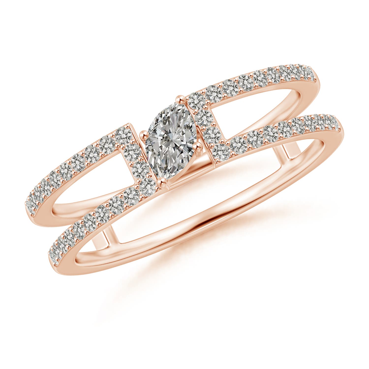 K, I3 / 0.51 CT / 14 KT Rose Gold