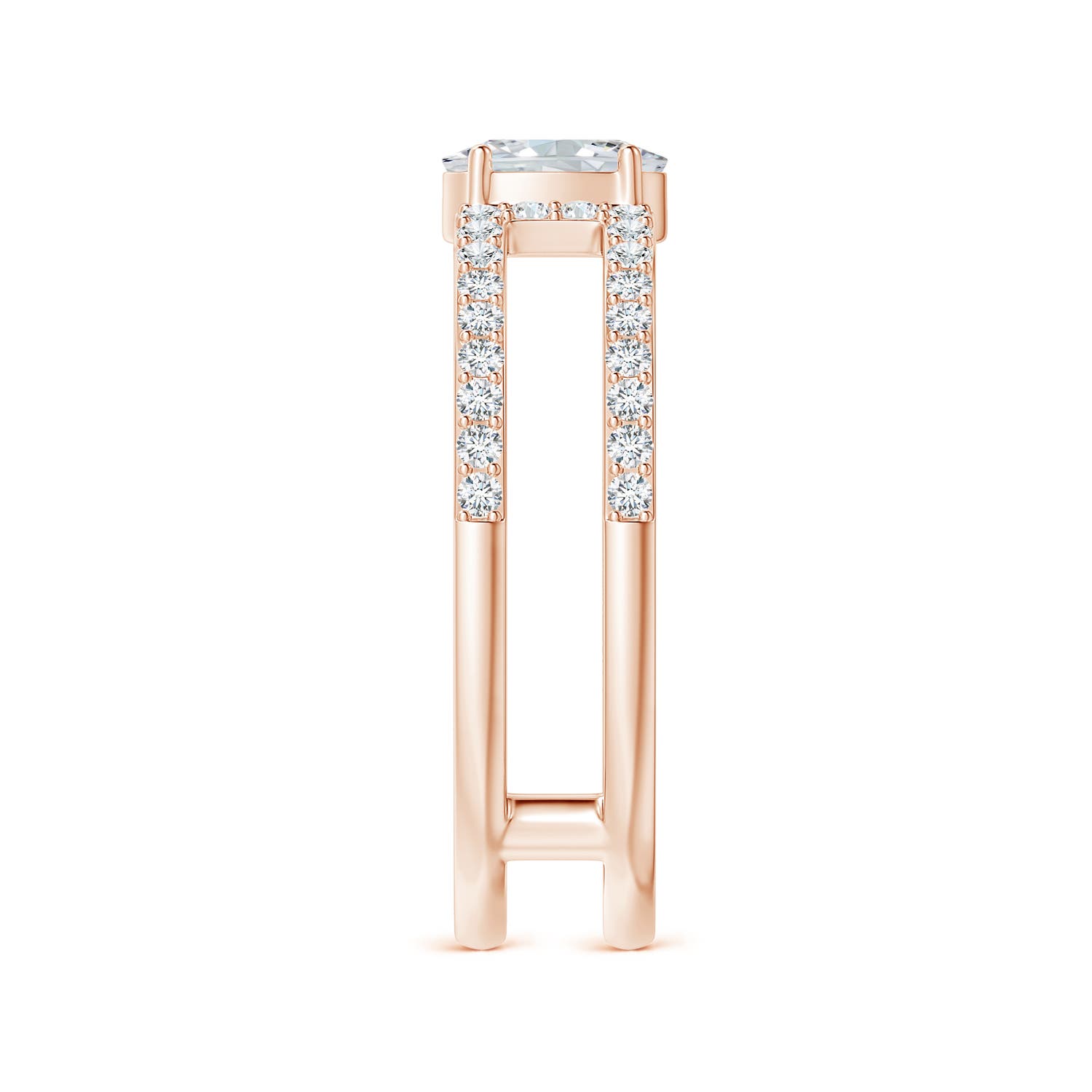 G, VS2 / 0.75 CT / 14 KT Rose Gold