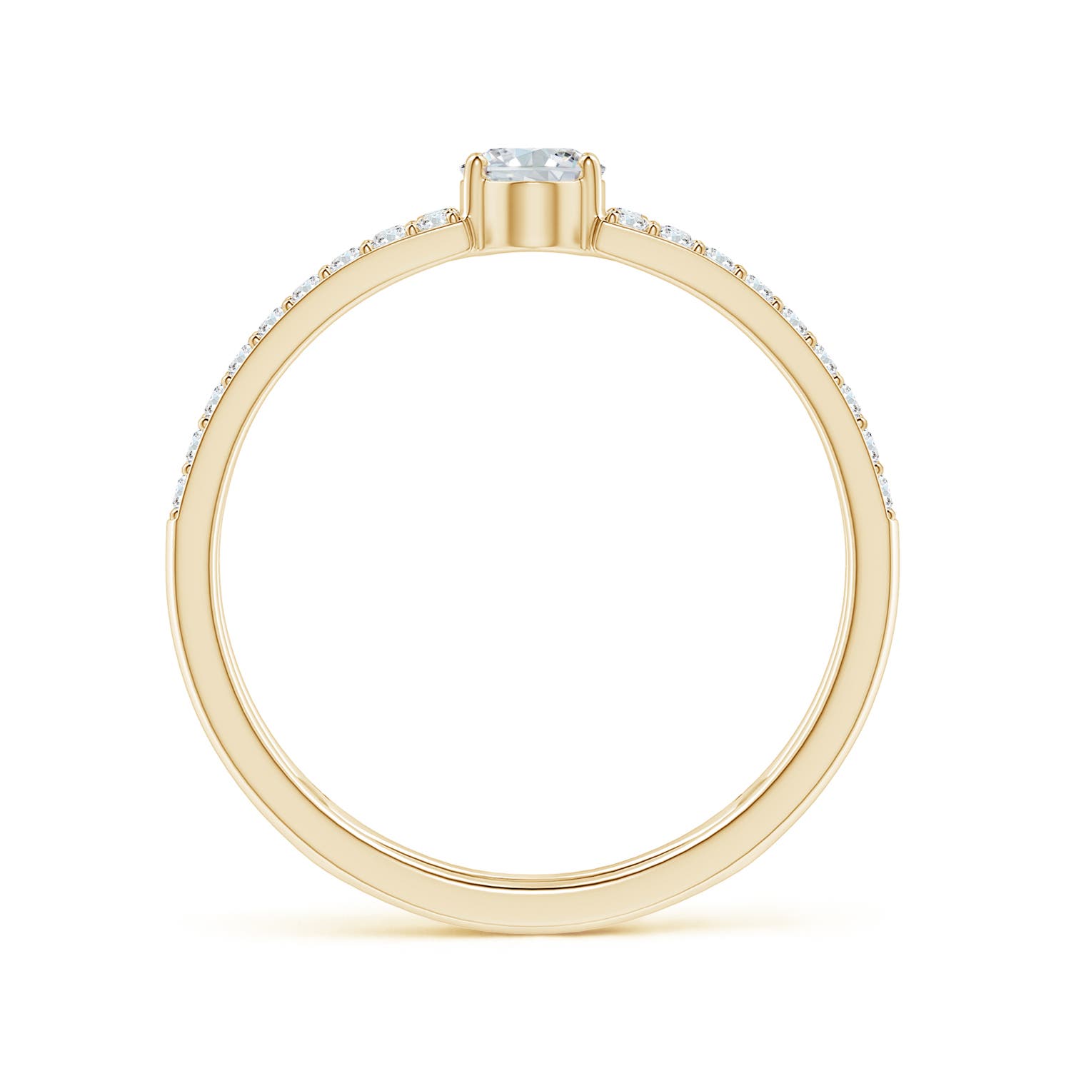 G, VS2 / 0.75 CT / 14 KT Yellow Gold