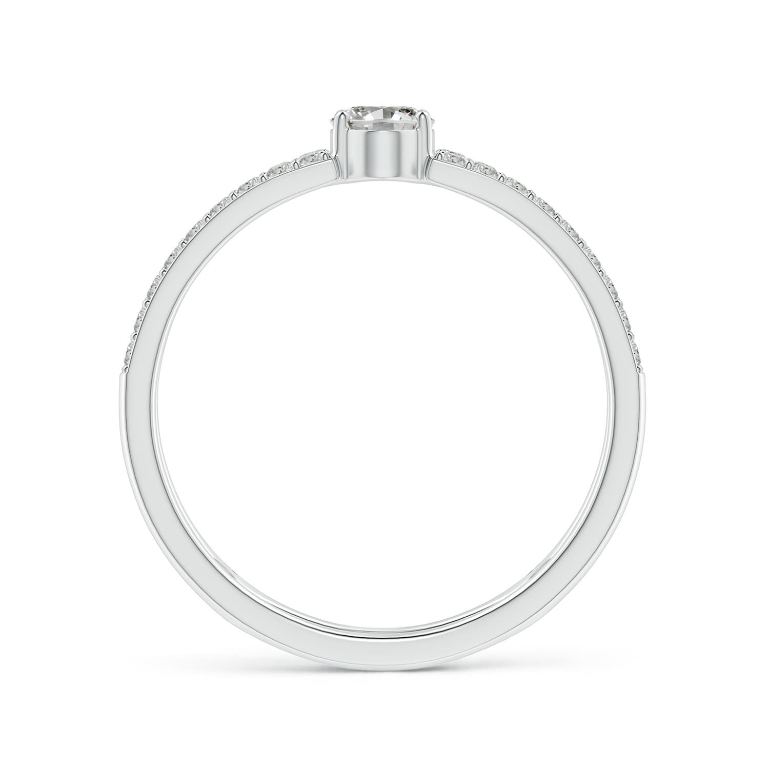 K, I3 / 0.75 CT / 14 KT White Gold