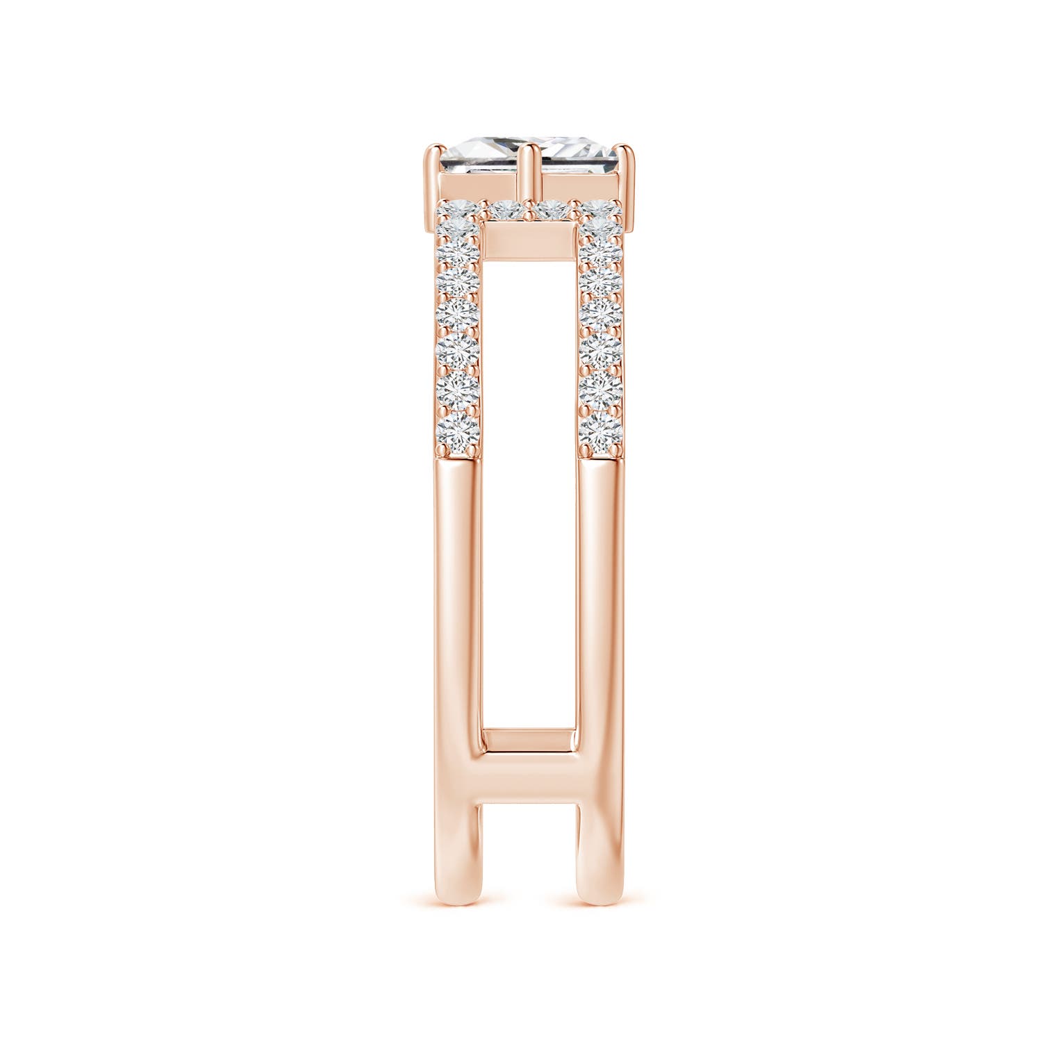 H, SI2 / 0.61 CT / 14 KT Rose Gold