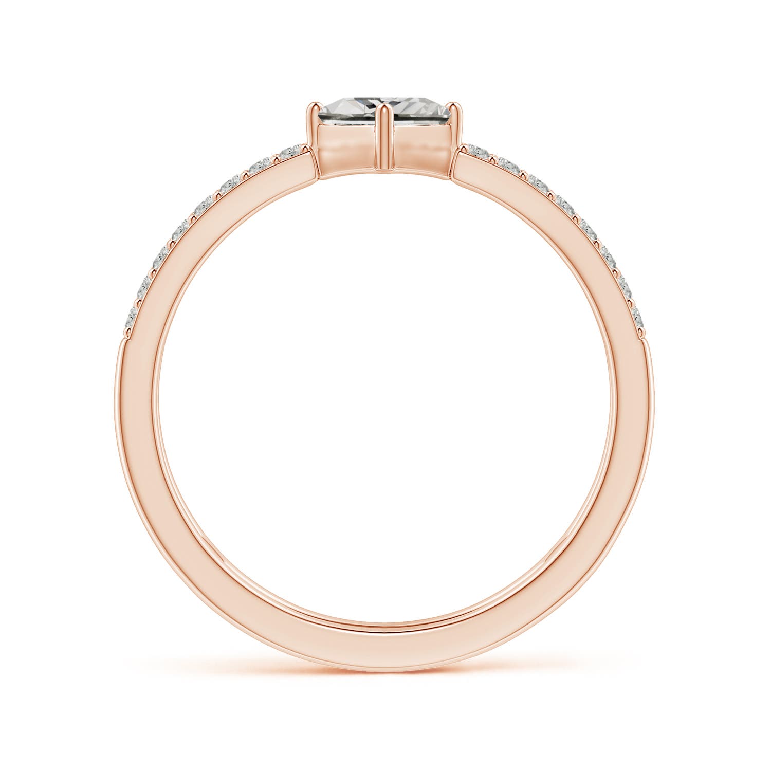 K, I3 / 0.61 CT / 14 KT Rose Gold