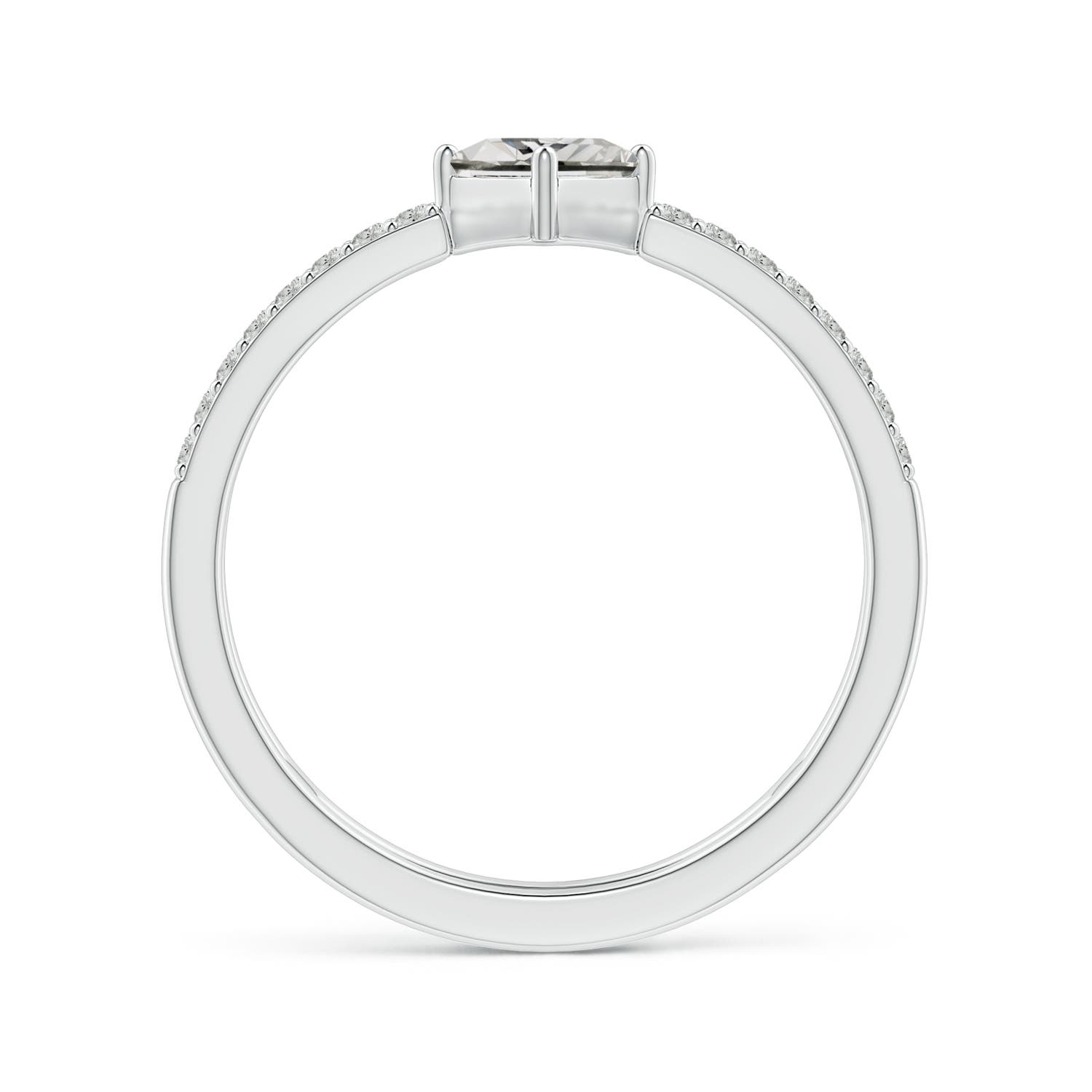 K, I3 / 0.61 CT / 14 KT White Gold