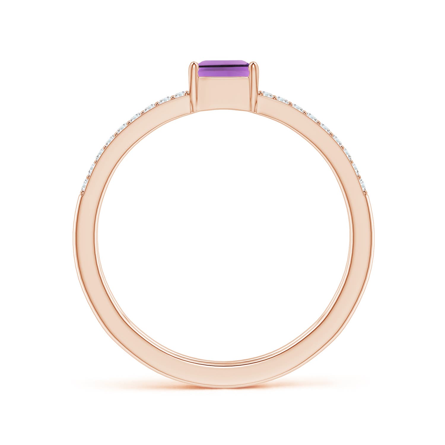 A - Amethyst / 0.94 CT / 14 KT Rose Gold