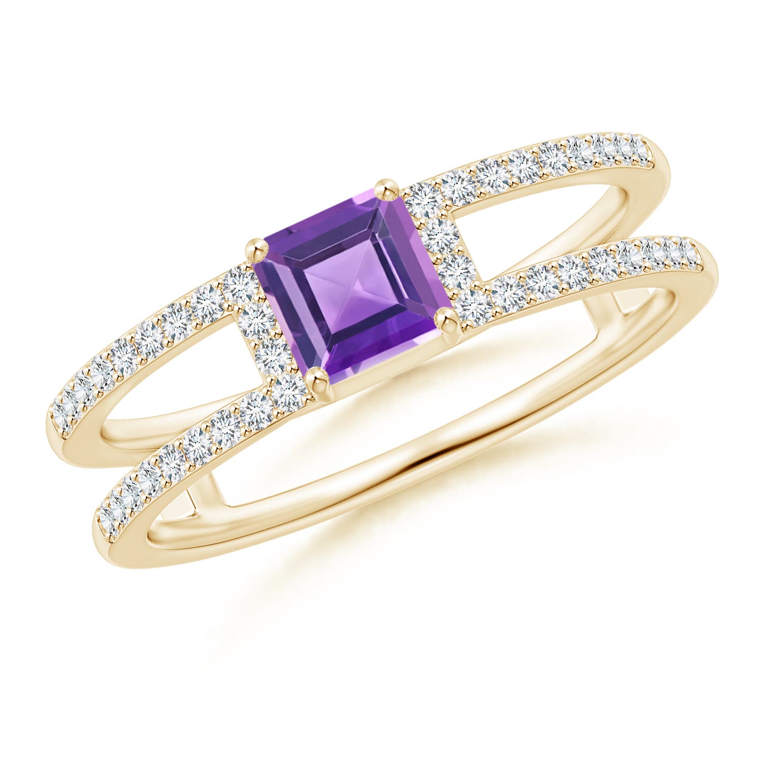 AA - Amethyst / 0.94 CT / 14 KT Yellow Gold