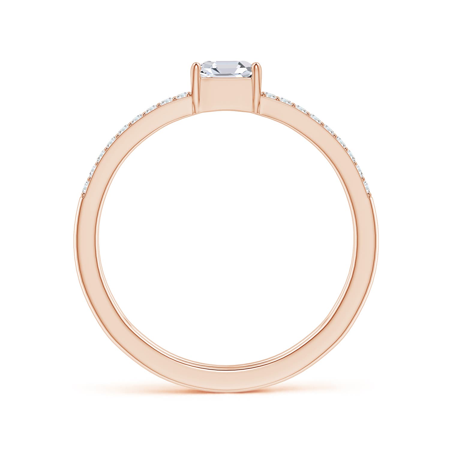 G, VS2 / 1.04 CT / 14 KT Rose Gold