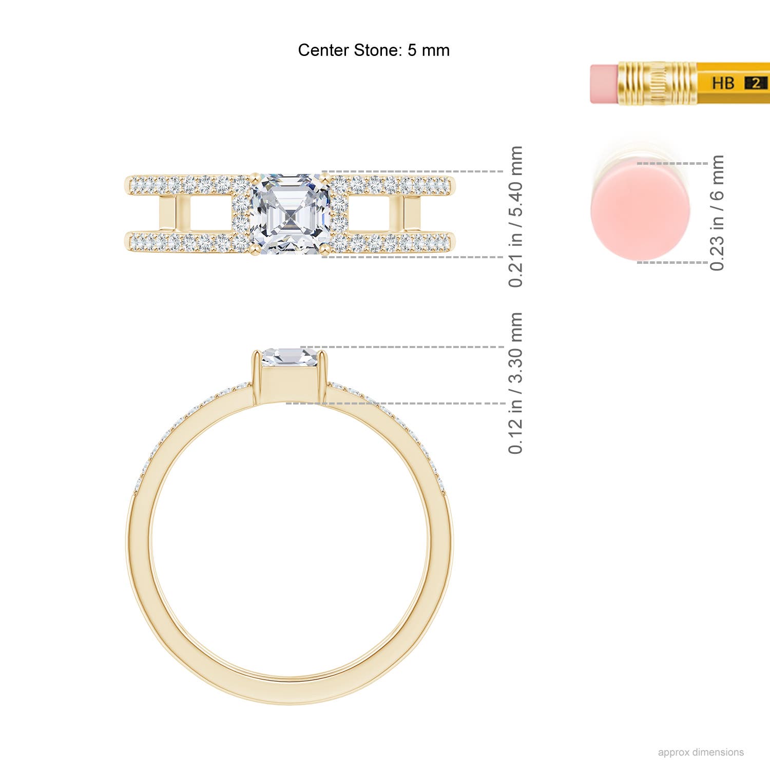 G, VS2 / 1.04 CT / 14 KT Yellow Gold